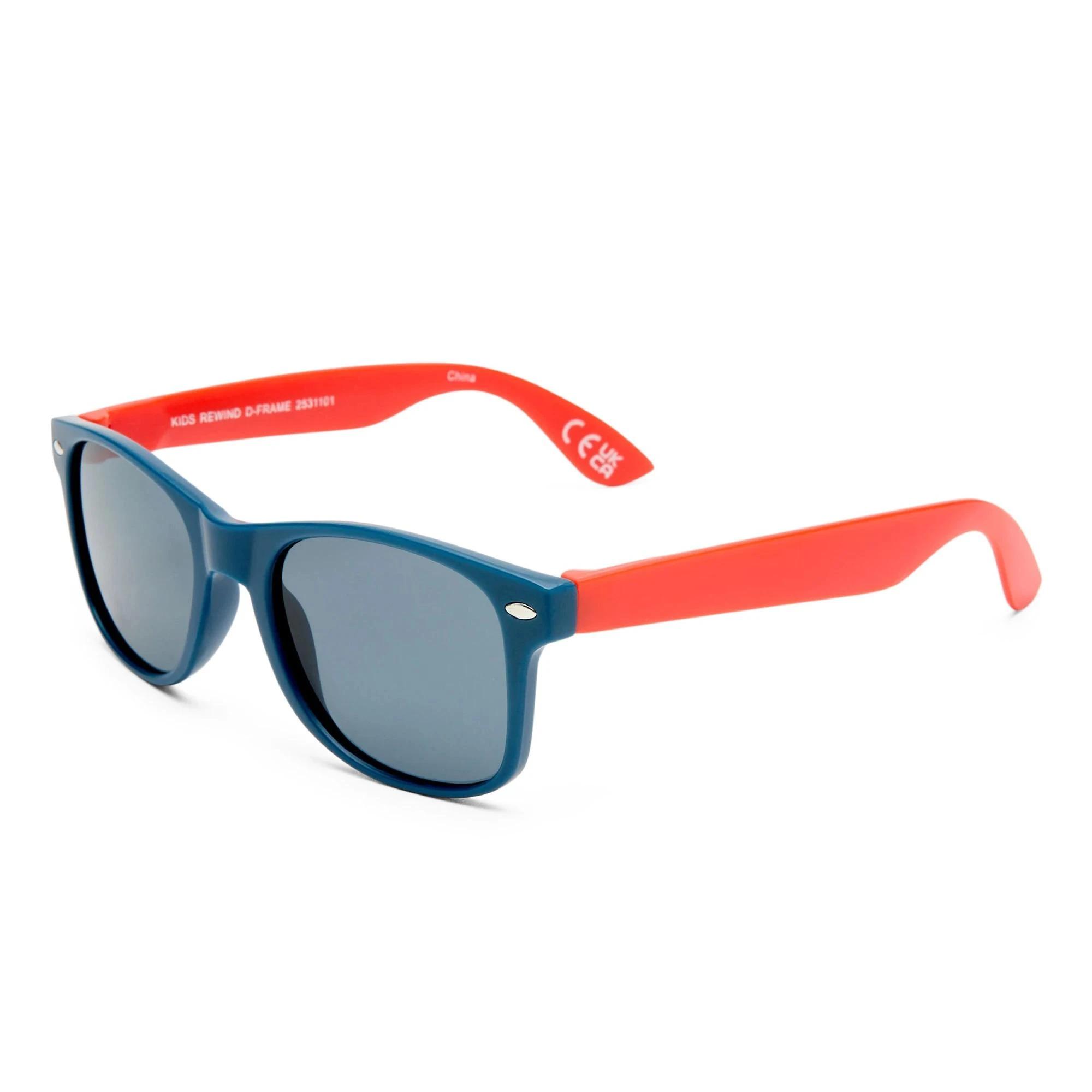 2 SOLARIZED® Kids Sunglasses, Matte Navy/Red BLUE/GLITTER, 2 of 3