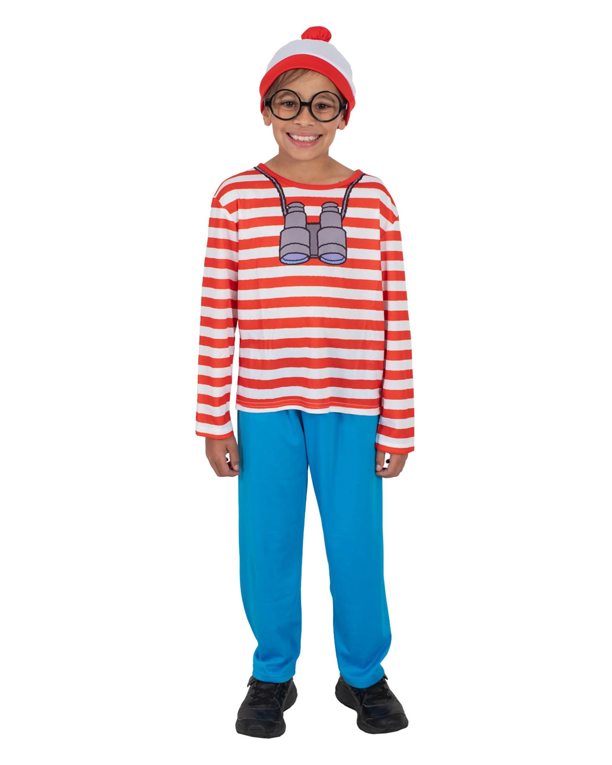 2 Where's Wally Child Costume Size 3-5 Years, 2 of 4