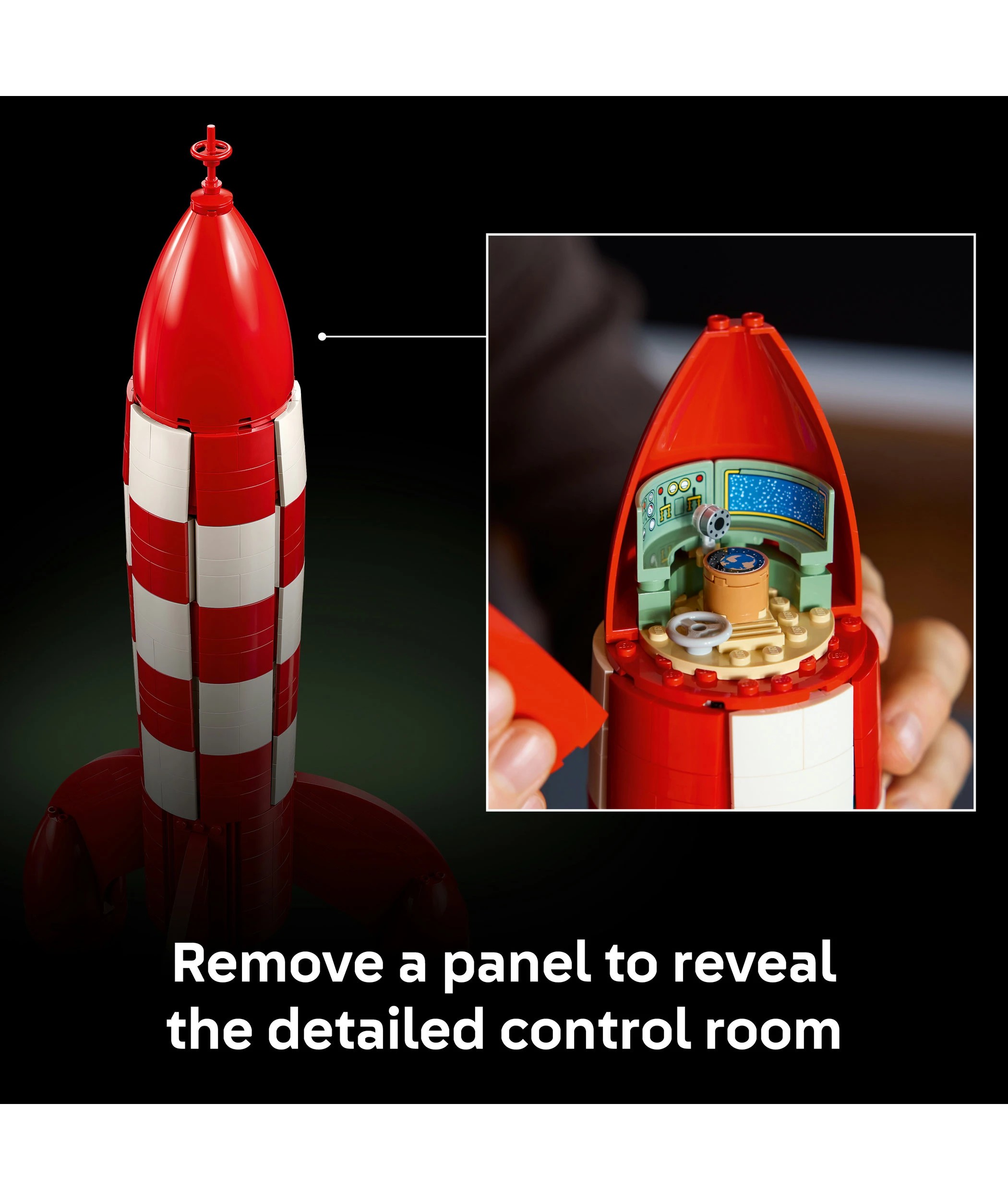5 LEGO Ideas Tintin Moon Rocket 21367, 5 of 10