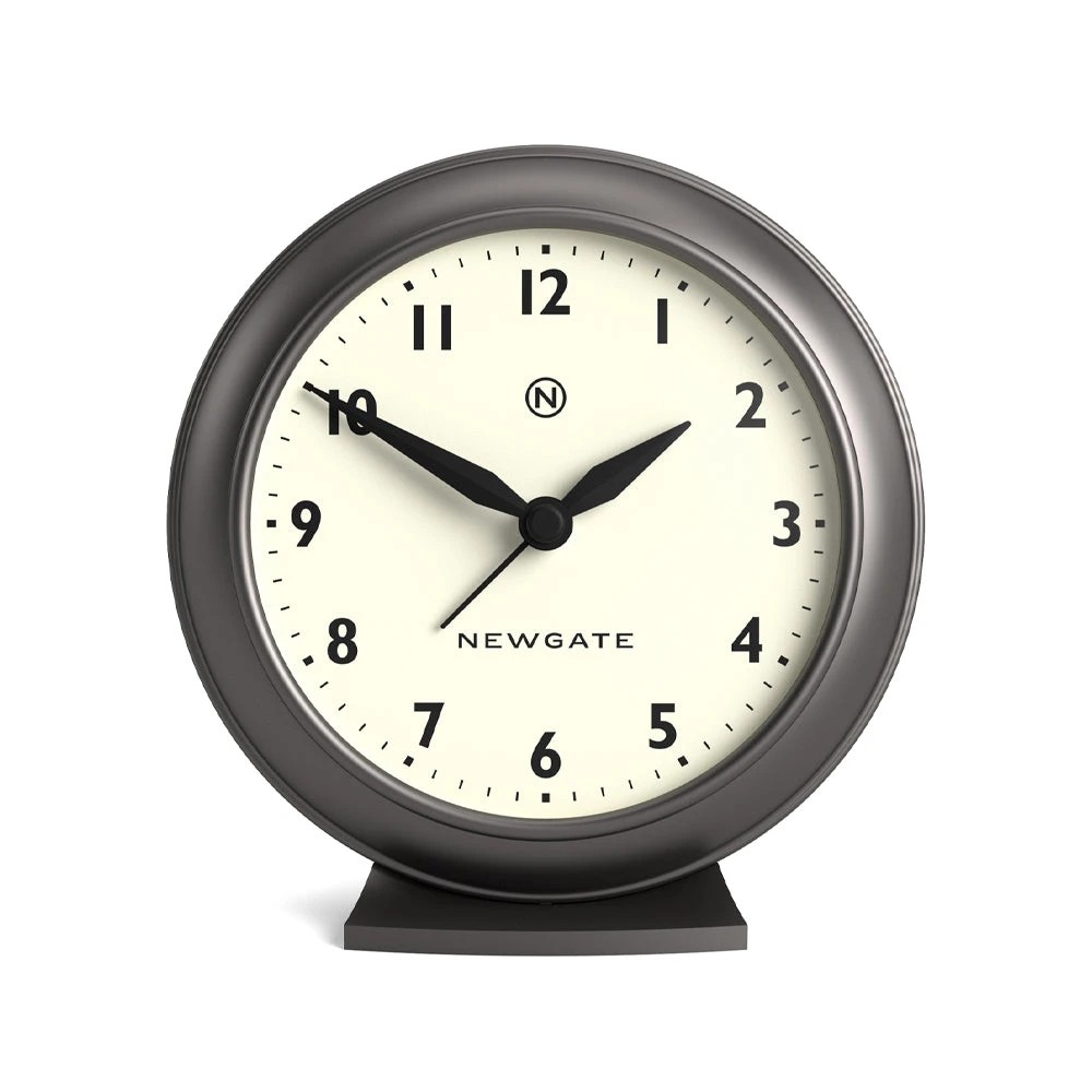 1 Newgate Pacific Mantel Clock-Graphite - Grey, 1 of 4