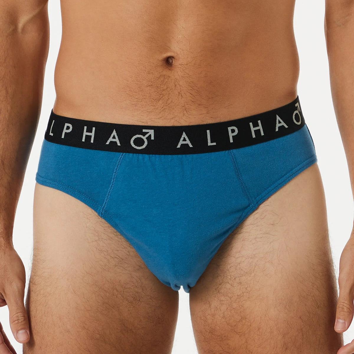 3 5 Pack Alpha Attached Elastic Hipster Briefs STRIPES, 3 of 10