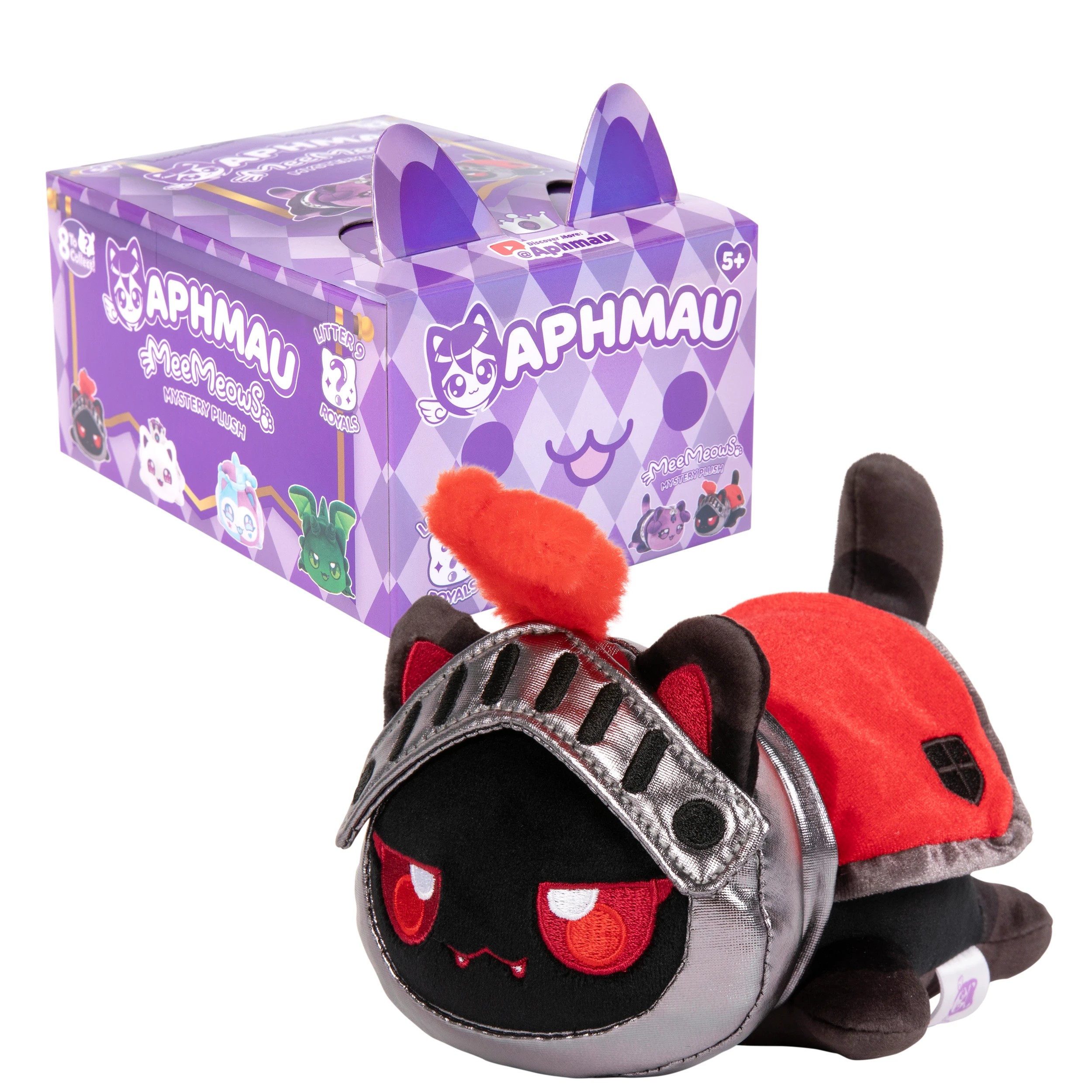 3 15cm Aphmau MeeMeows Mystery Plush Toy: Royals - Assorted, 3 of 10