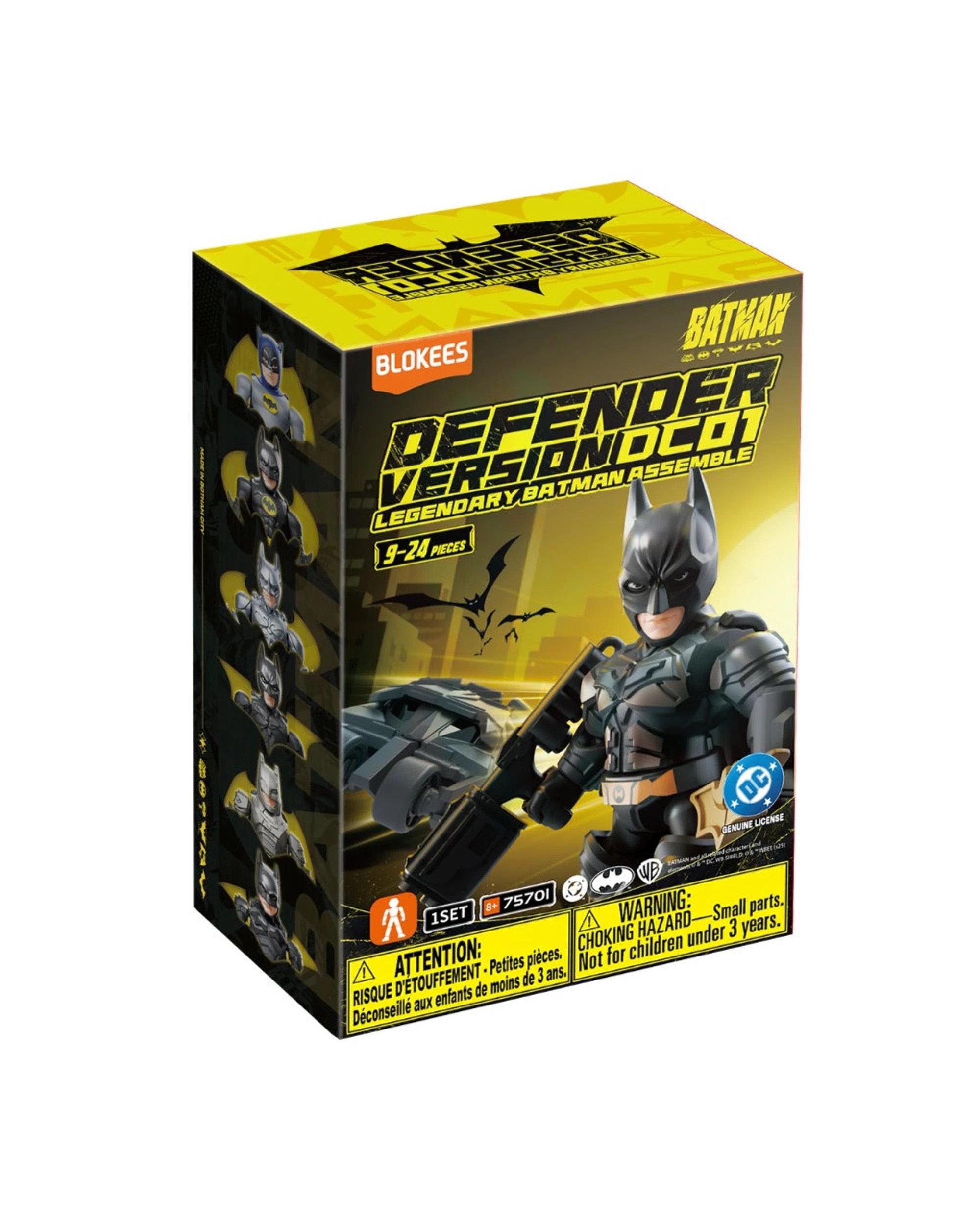 1 Blokees DC Batman Defender Version 1 Blind Box, 1 of 10