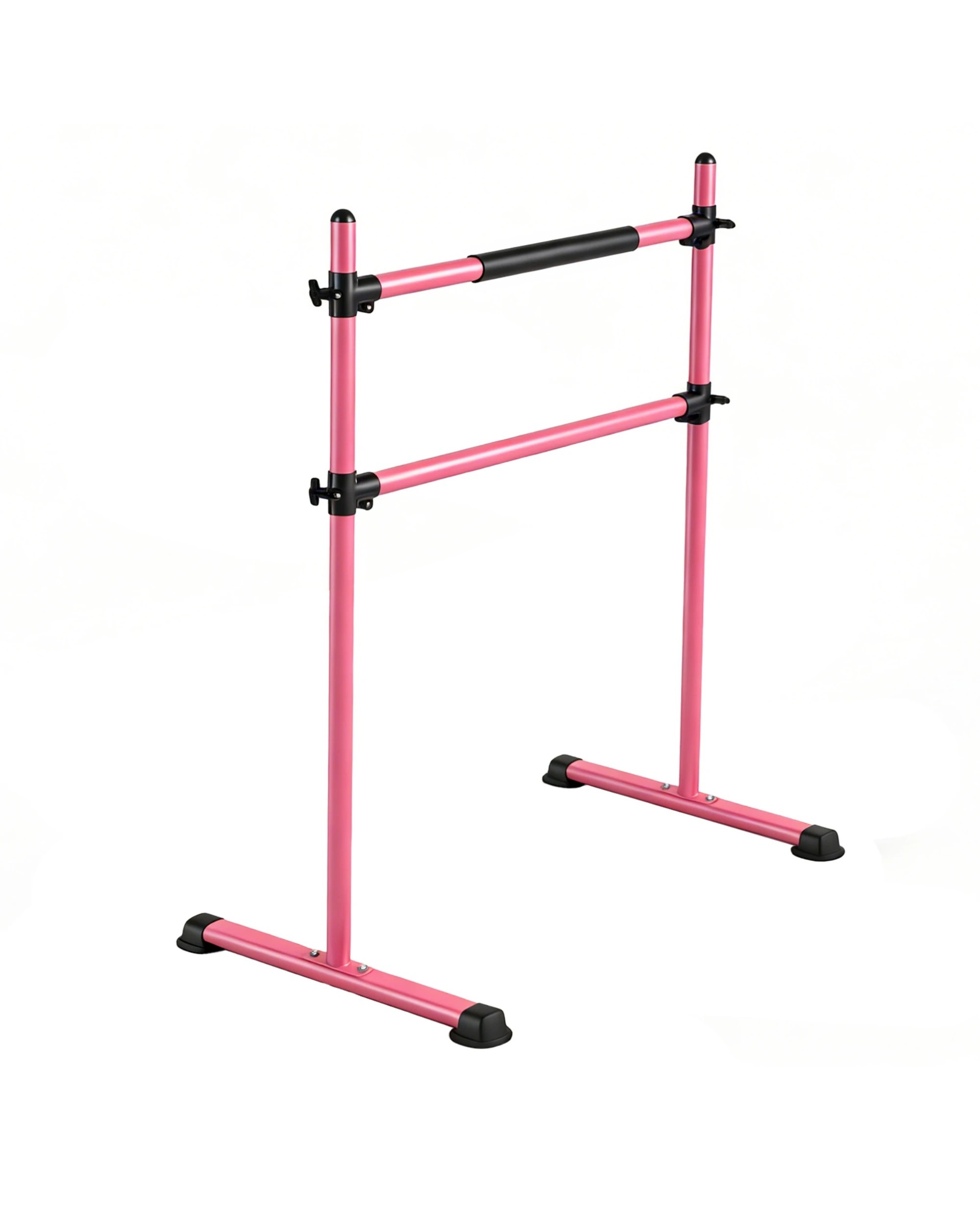 3 Advwin Double Ballet Barre, Height Adjustable Stretch Dance Bar with Carry Bag for Home, Studio & Gym, 3 of 7