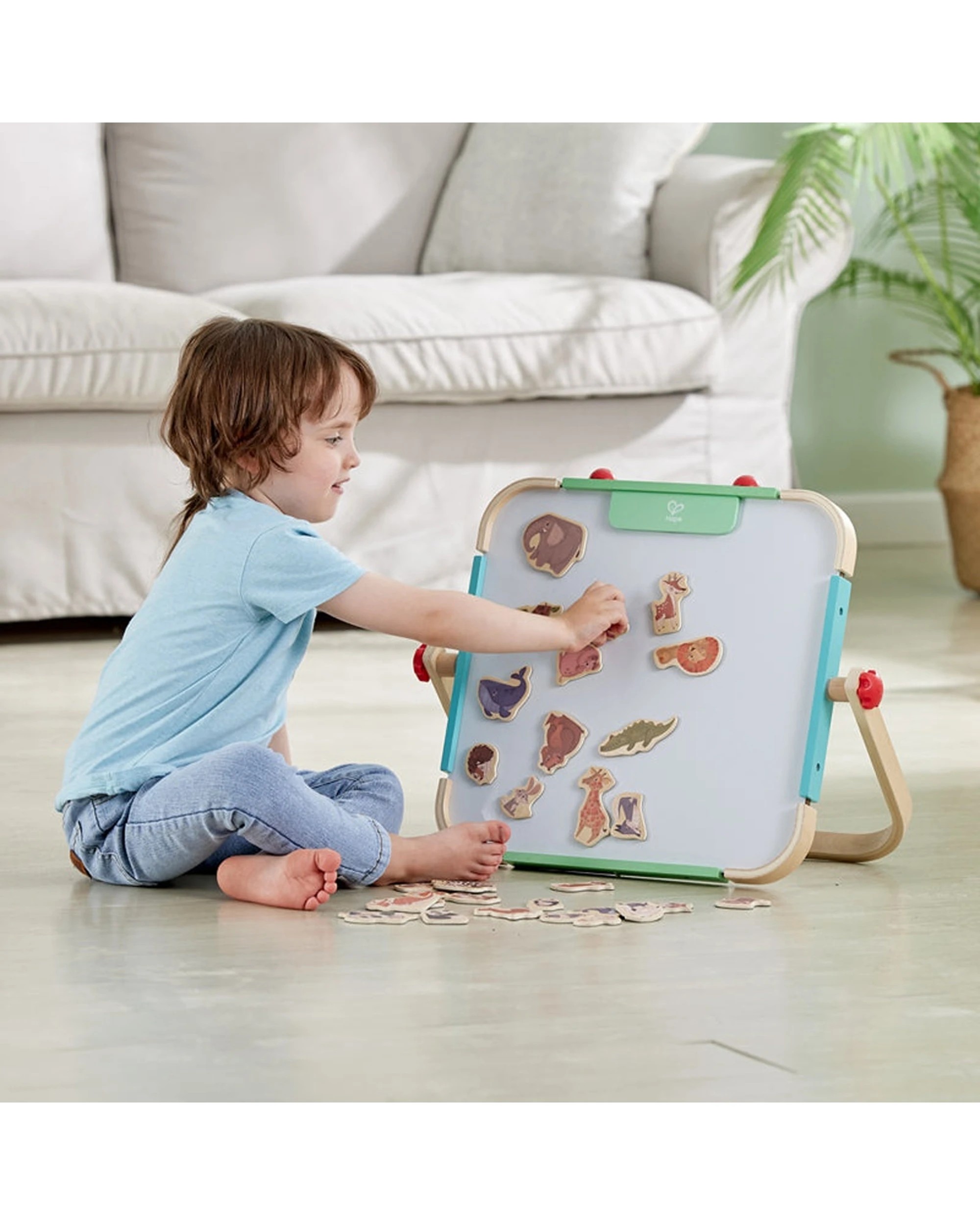 4 Hape 30pc Magnetic Animals Set Animal Magnets For Easel Fridge Kids - Multi, 4 of 4