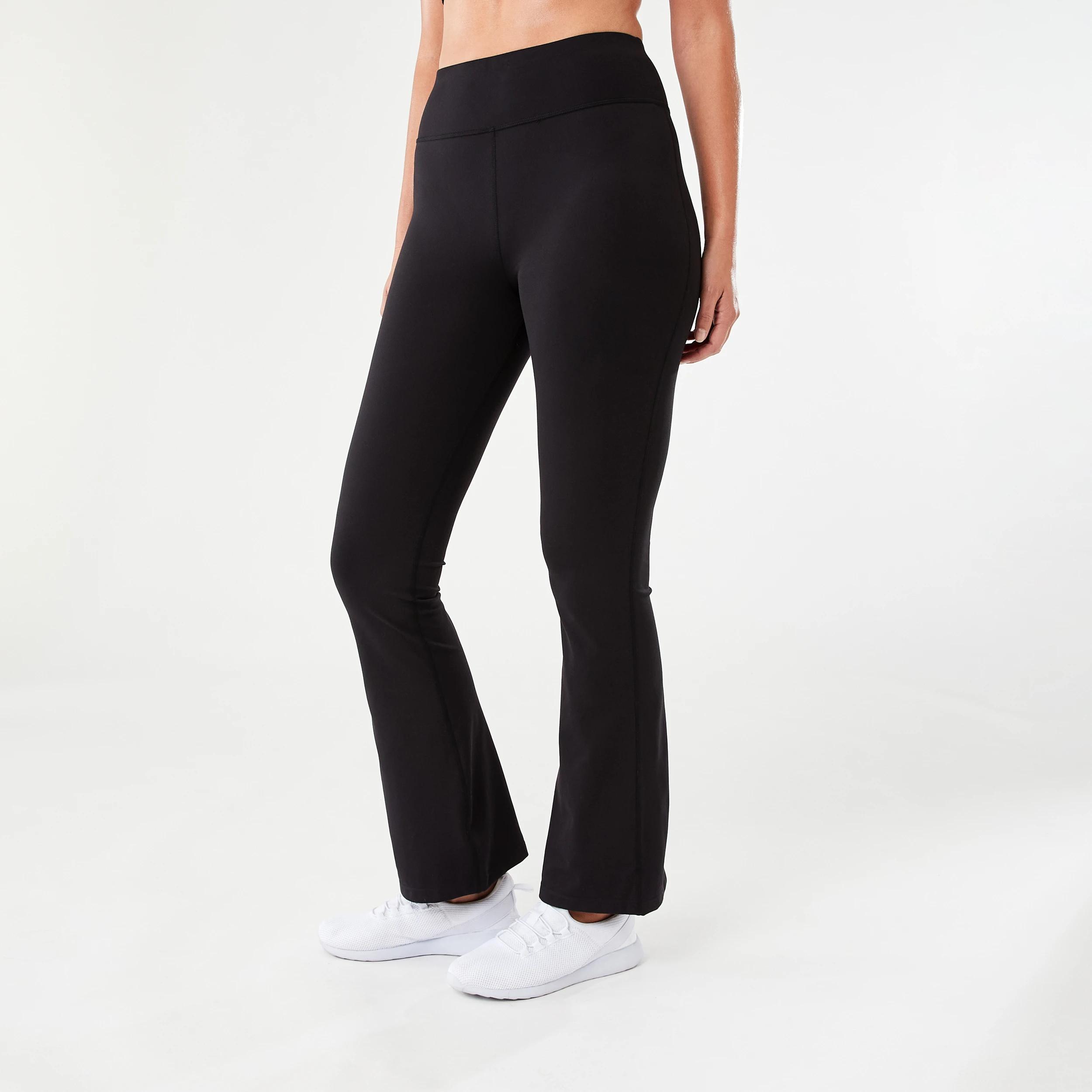 2 Active Womens Flare Leggings BLACK, 2 of 5