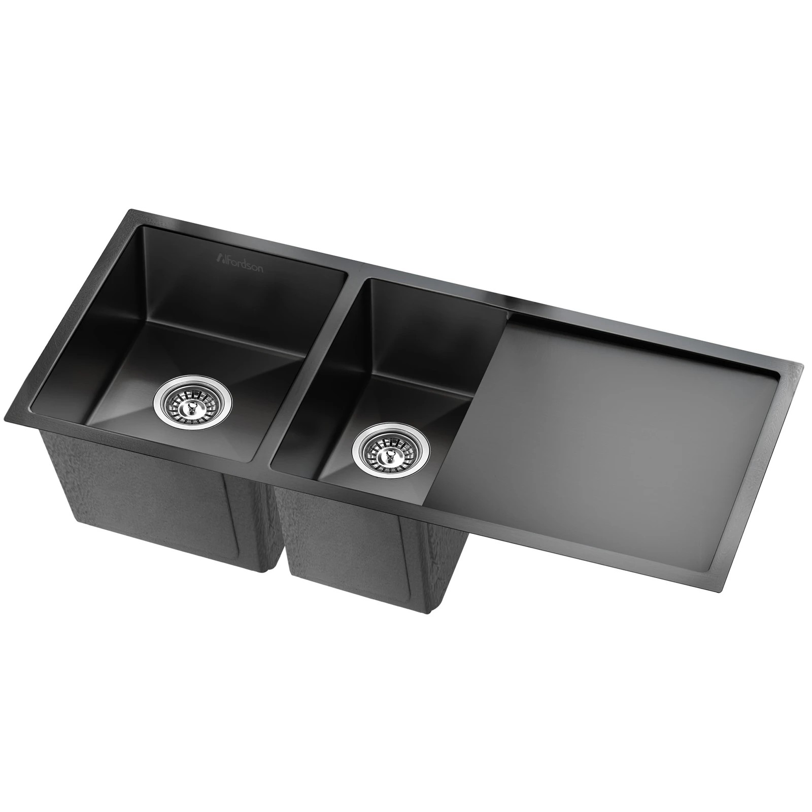 1 100X45CM Alfordson Kitchen Sink Stainless Steel - Black, 1 of 10