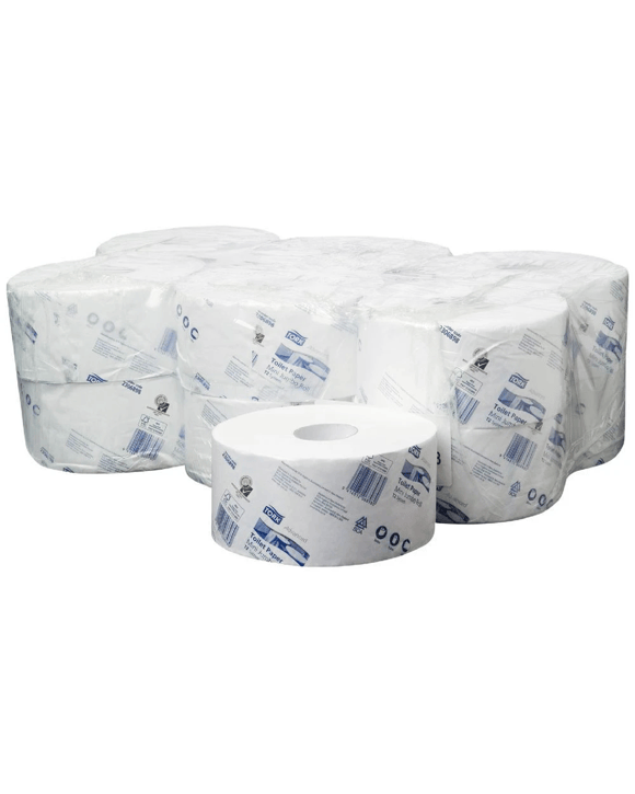 Tork Advanced 2 Ply Mini Jumbo Roll Toilet Paper 12 Pack