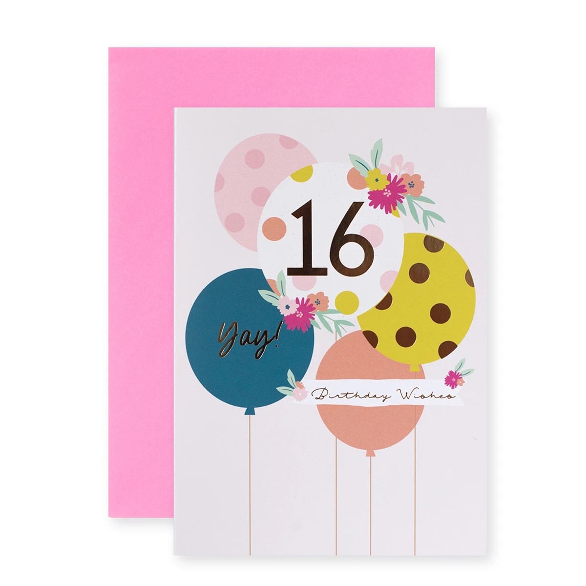 1 Connections from Hallmark 16th Birthday Card - Yay! Birthday Wishes, 1 of 3