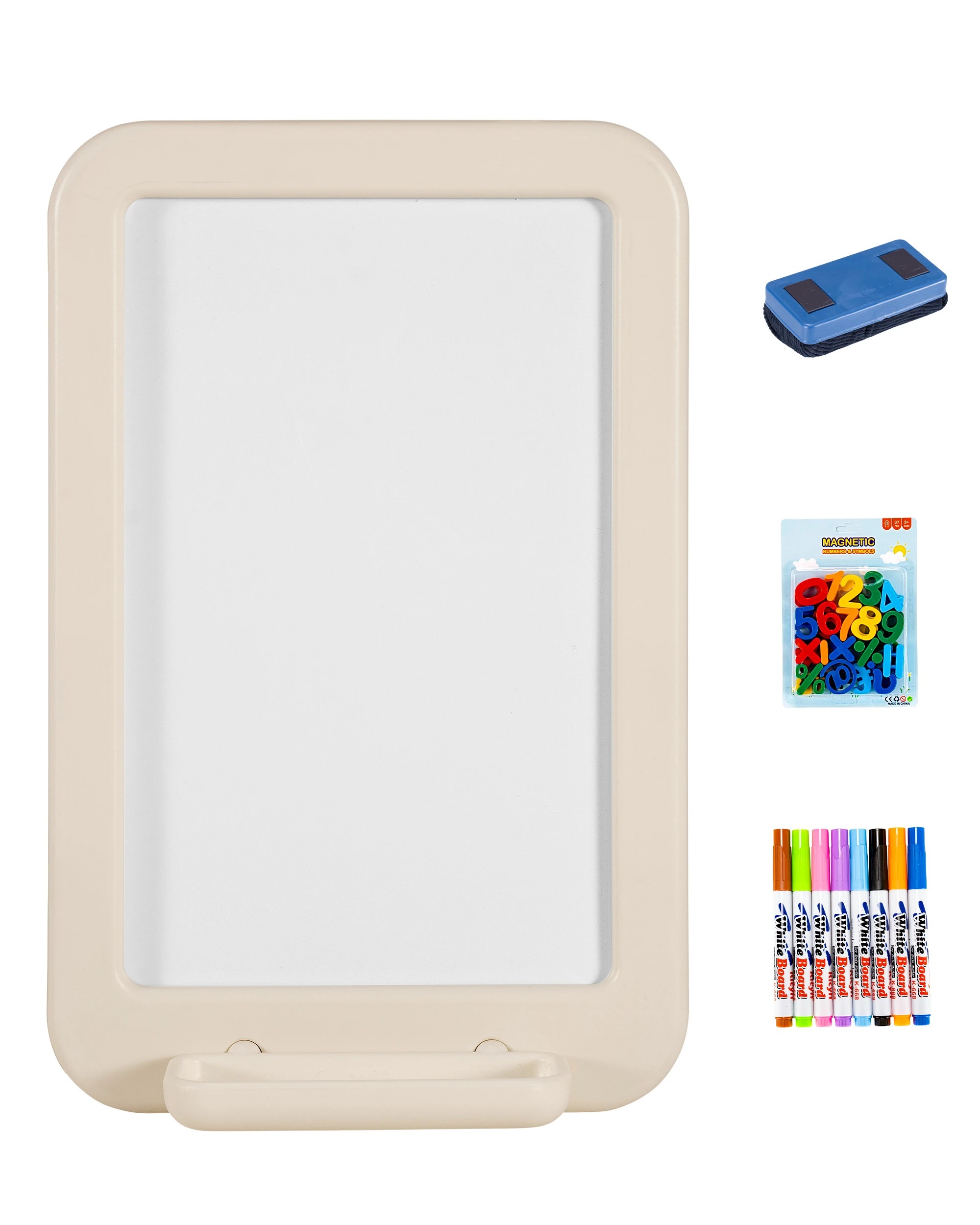 4 Playpals Baby Playpen 12 Panels Kids Safety Gate w/Drawing Whiteboard, 4 of 9