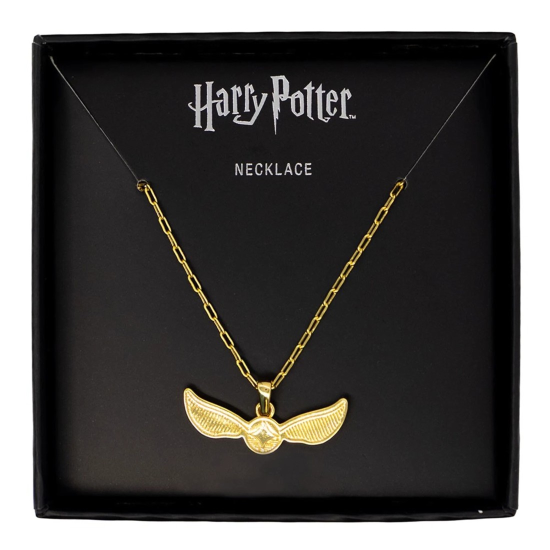 5 Harry Potter - Snitch Wings Necklace - Gold, 5 of 5