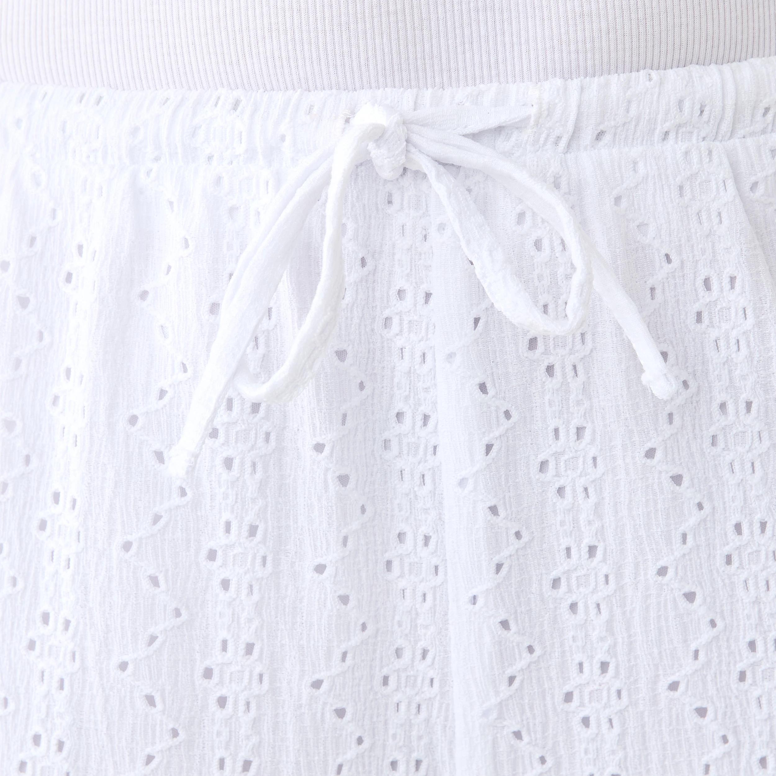 4 Broderie Pants White, 4 of 5