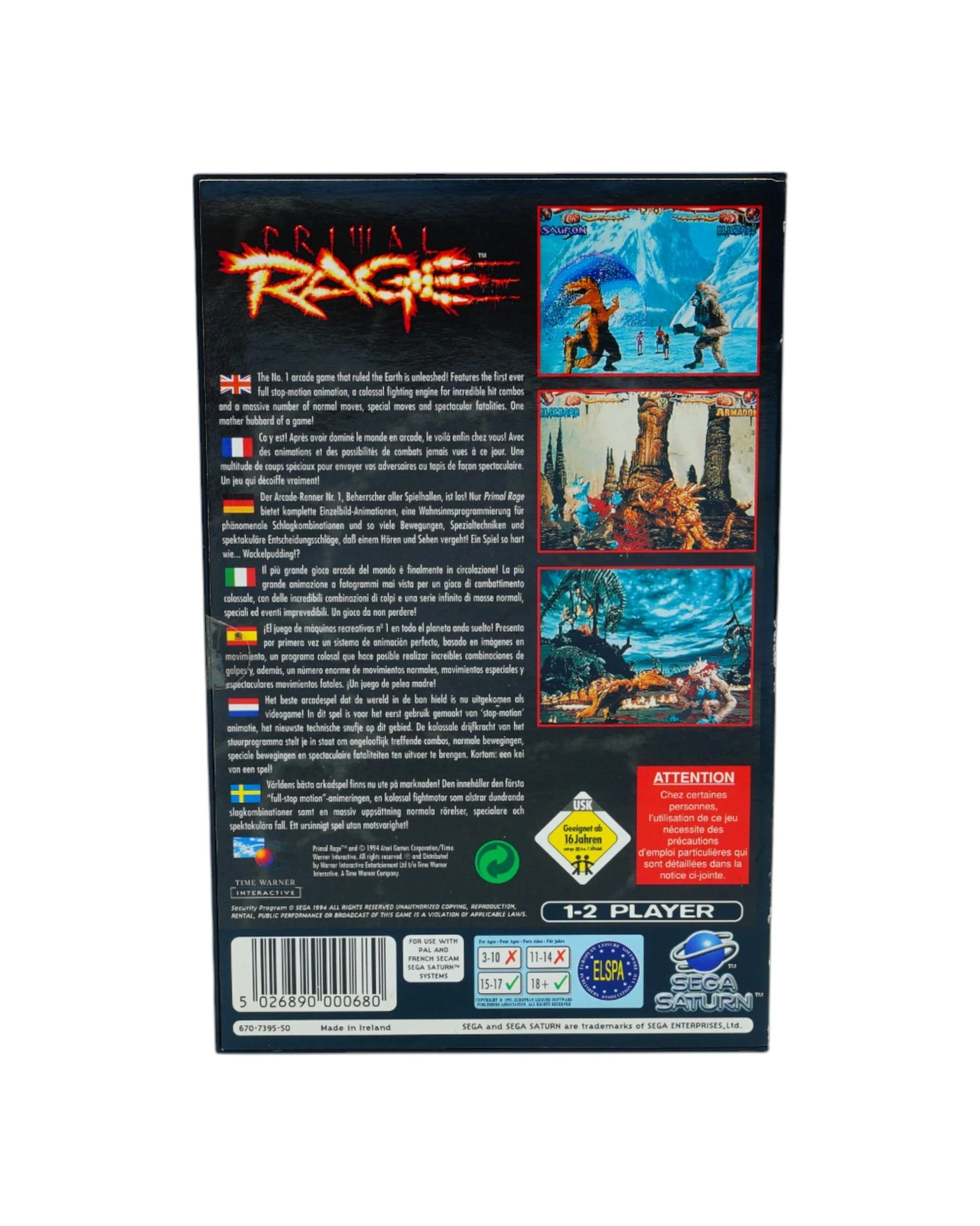 5 Primal Rage - Saturn, 5 of 7