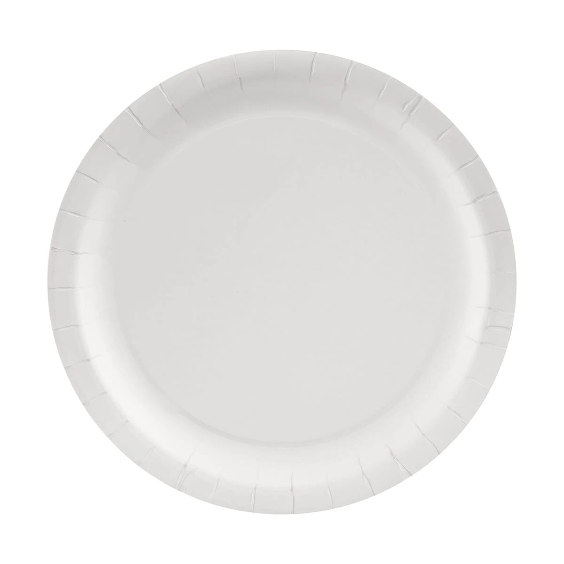 6 50 Piece White Round Paper Plates, 6 of 7