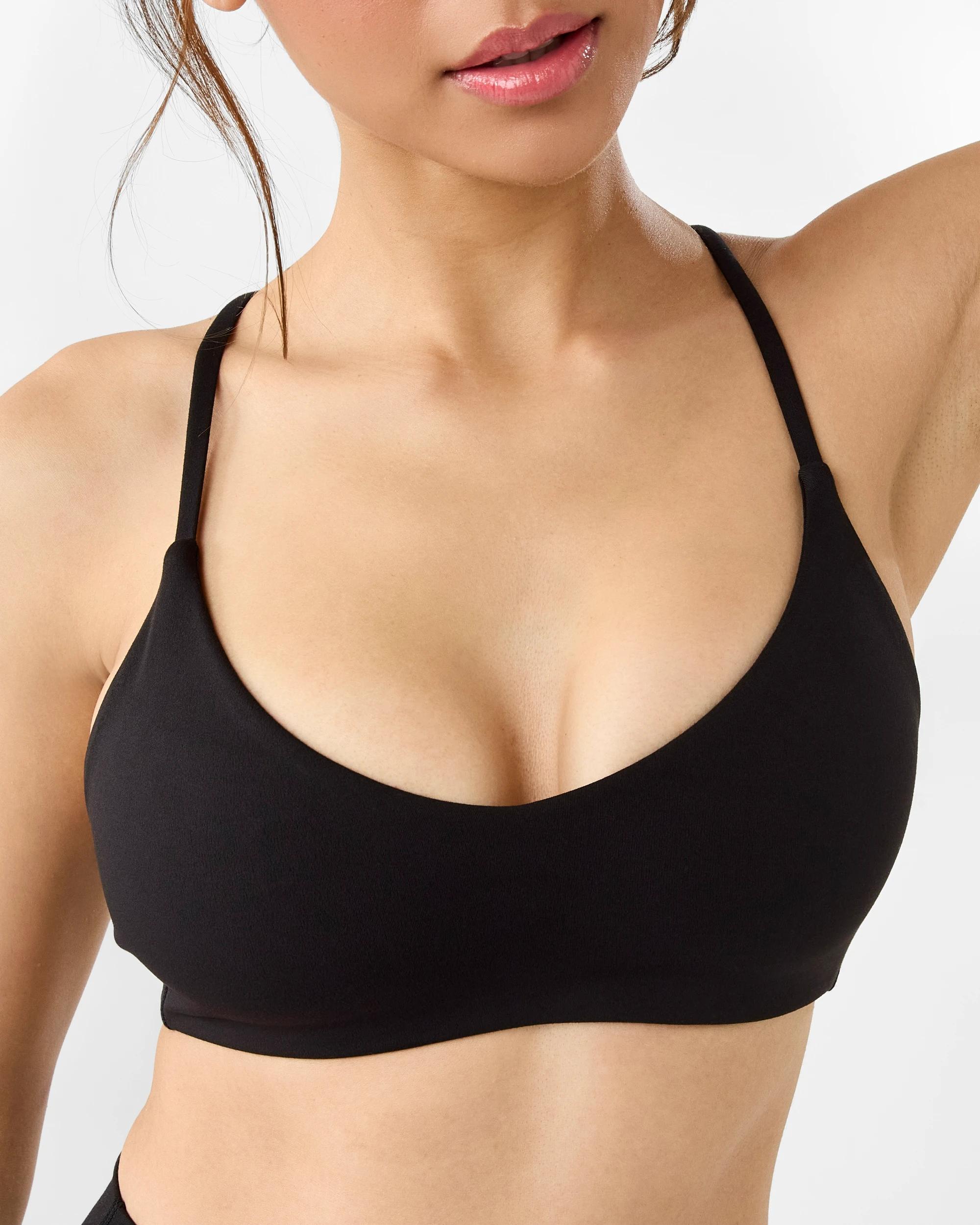 6 Active Womens Cloudform Light Micro Crop Black, 6 of 8