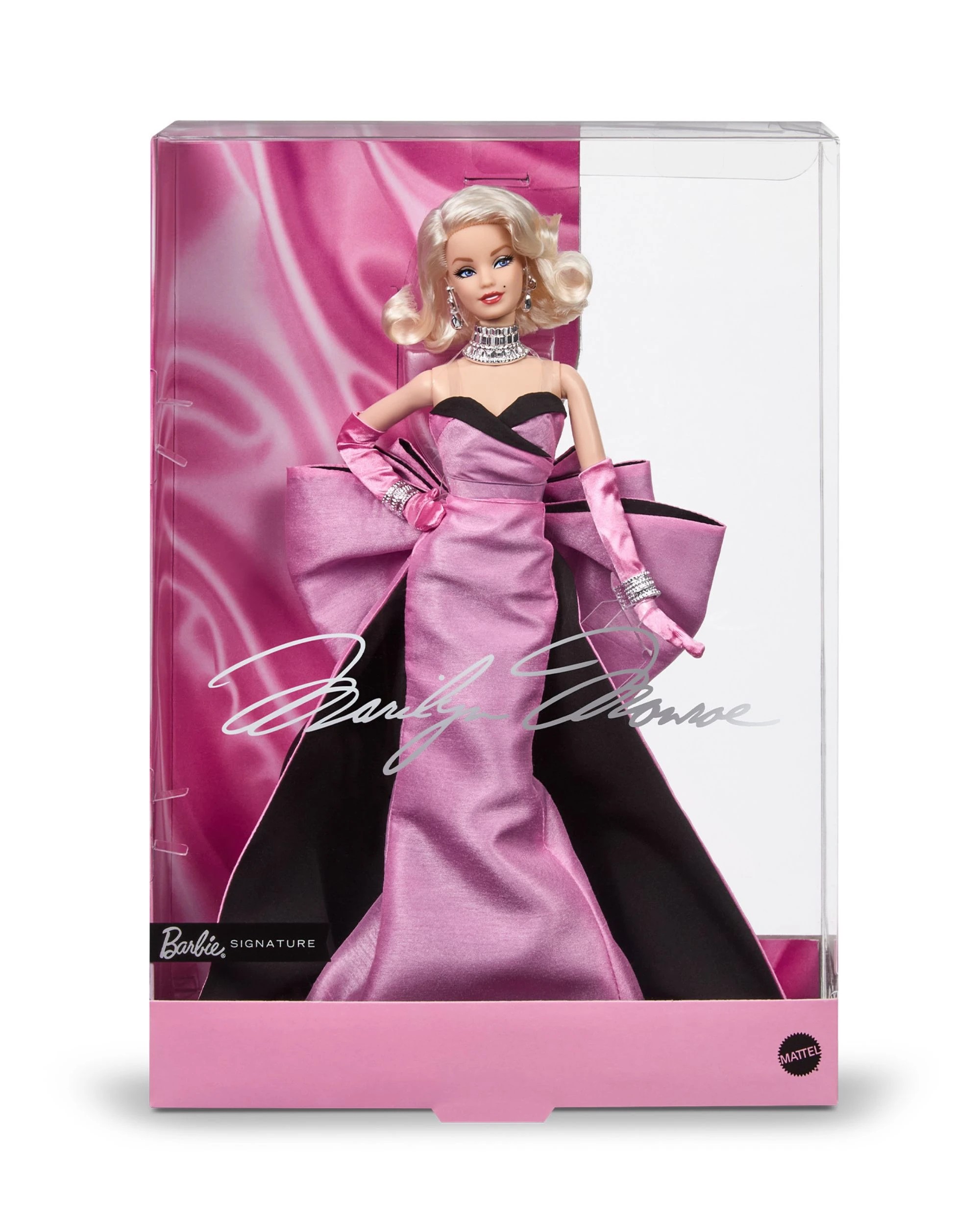 1 Marilyn Monroe Barbie Signature Collectible Doll - Pink, 1 of 8