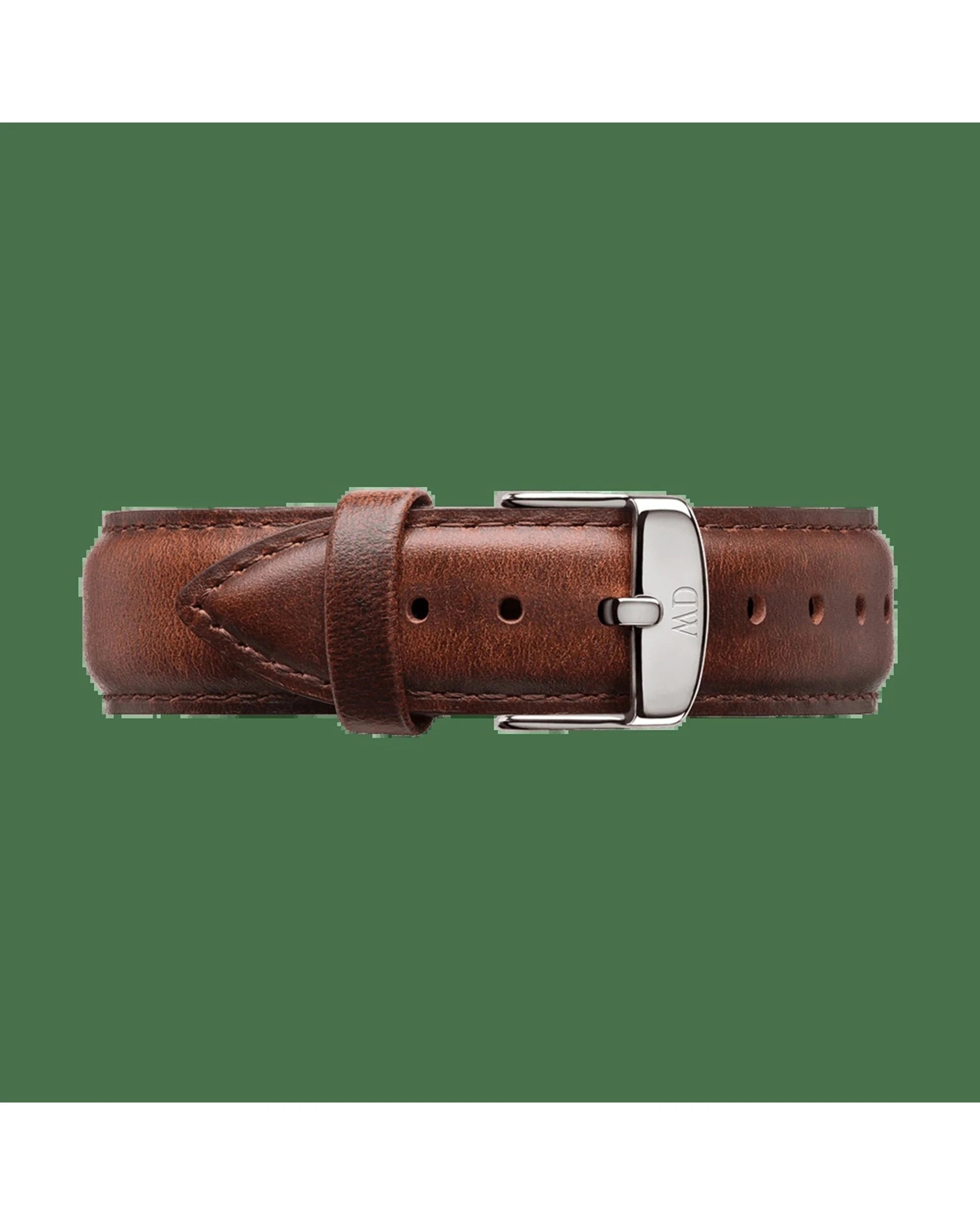 5 Daniel Wellington Classic 40mm St Mawes Silver Brown Leather Strap White Dial, 5 of 6