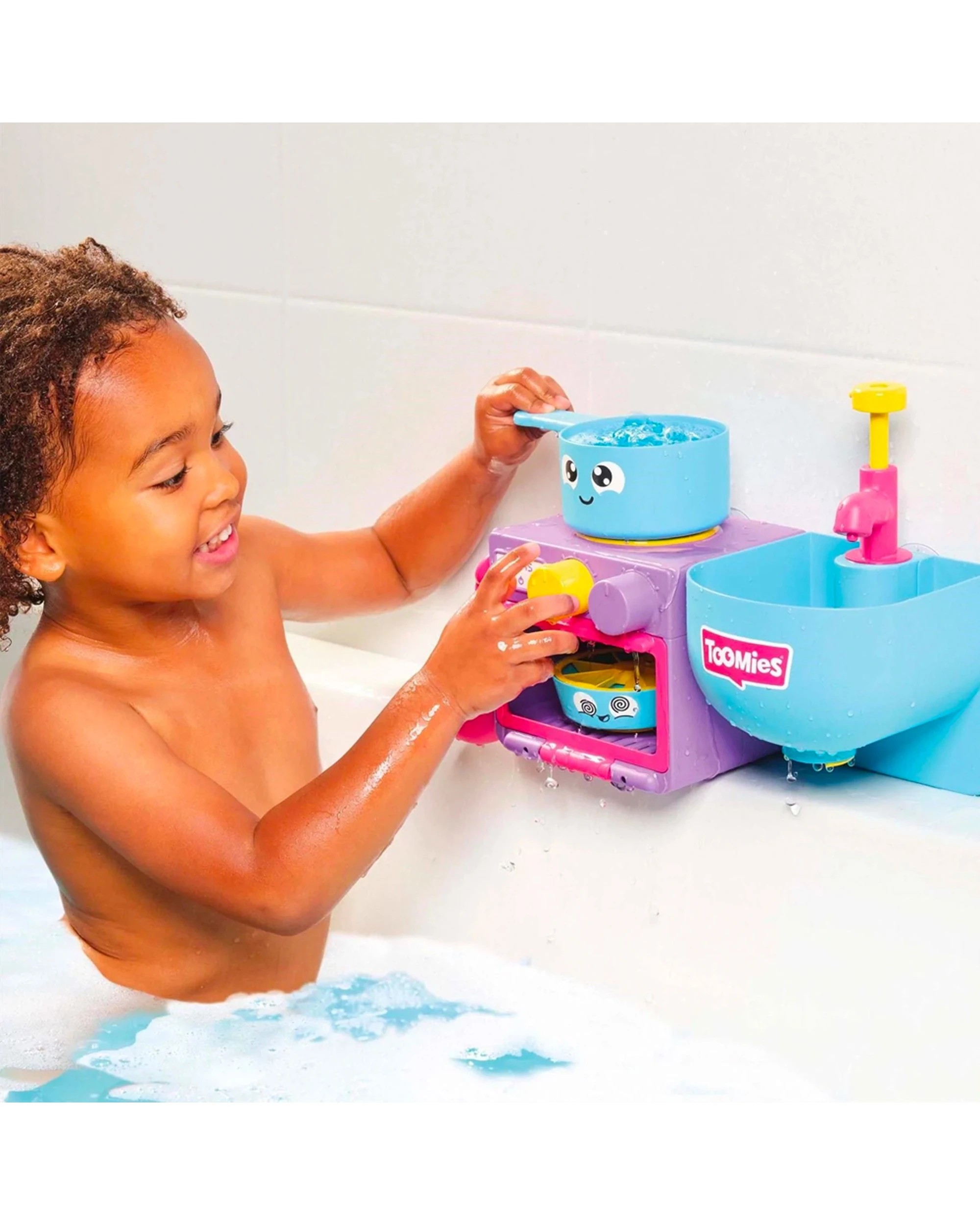 1 Tomy Toomies Bubble & Bake Bathtime Kitchen Toy - Multi, 1 of 5