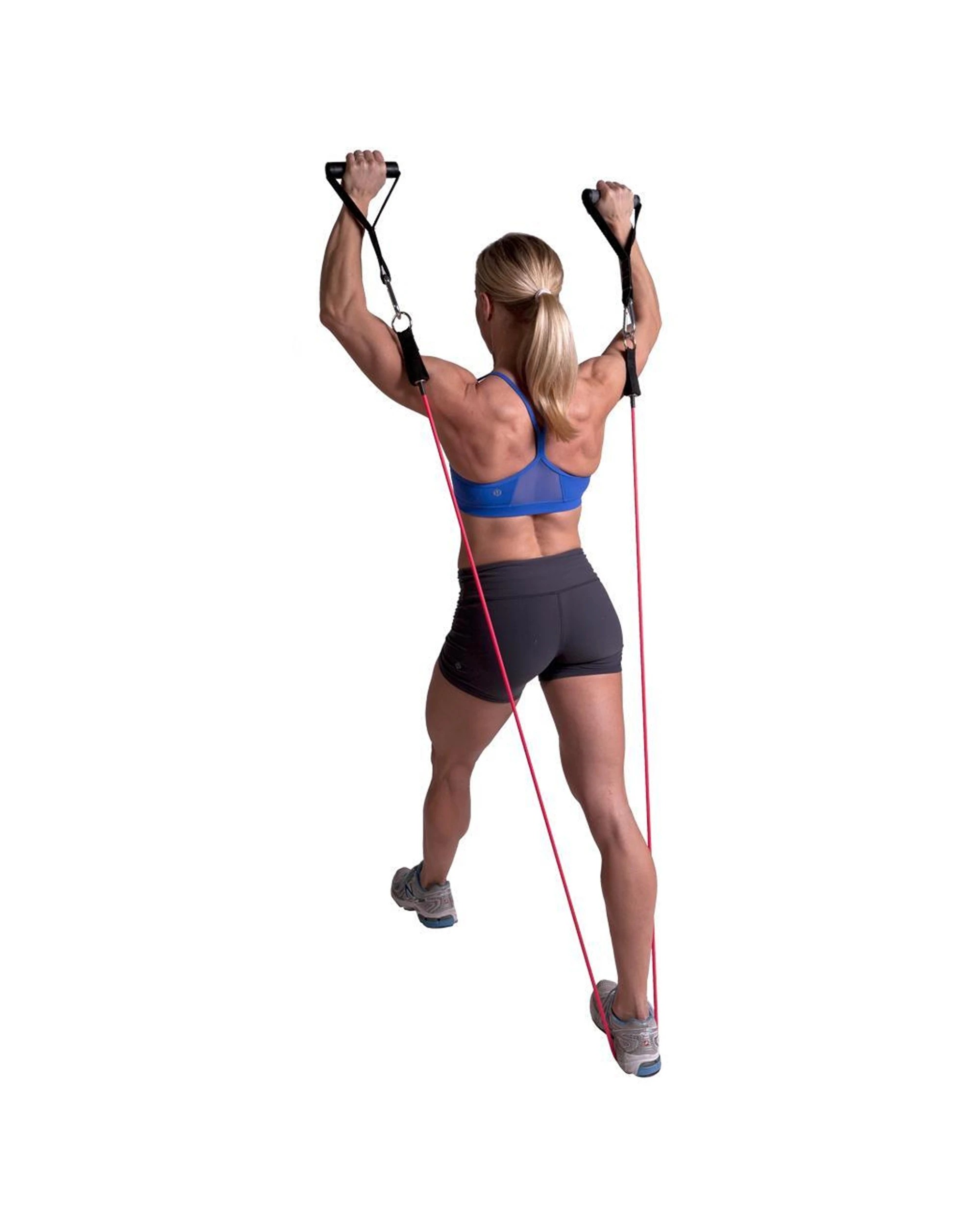2 GoFit Extreme Power Tube 100lbs 45kg Resistance Band With Training Booklet - Black, 2 of 4