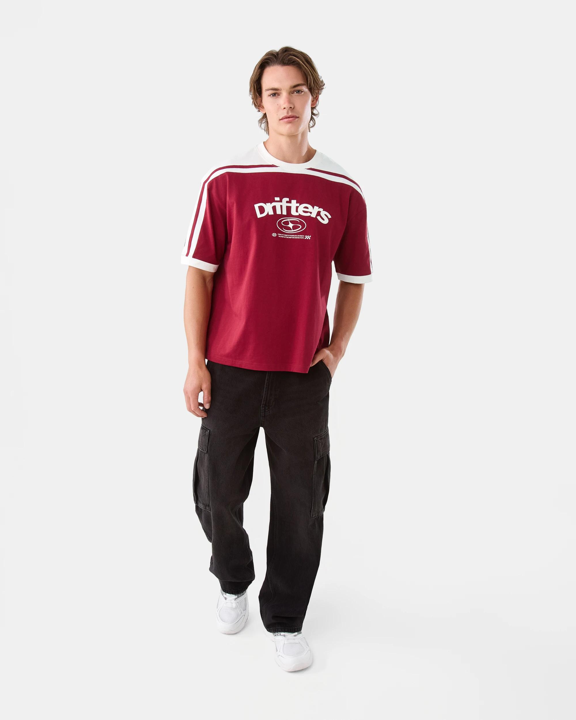 3 Boxy Panel T-shirt Red Logo, 3 of 8