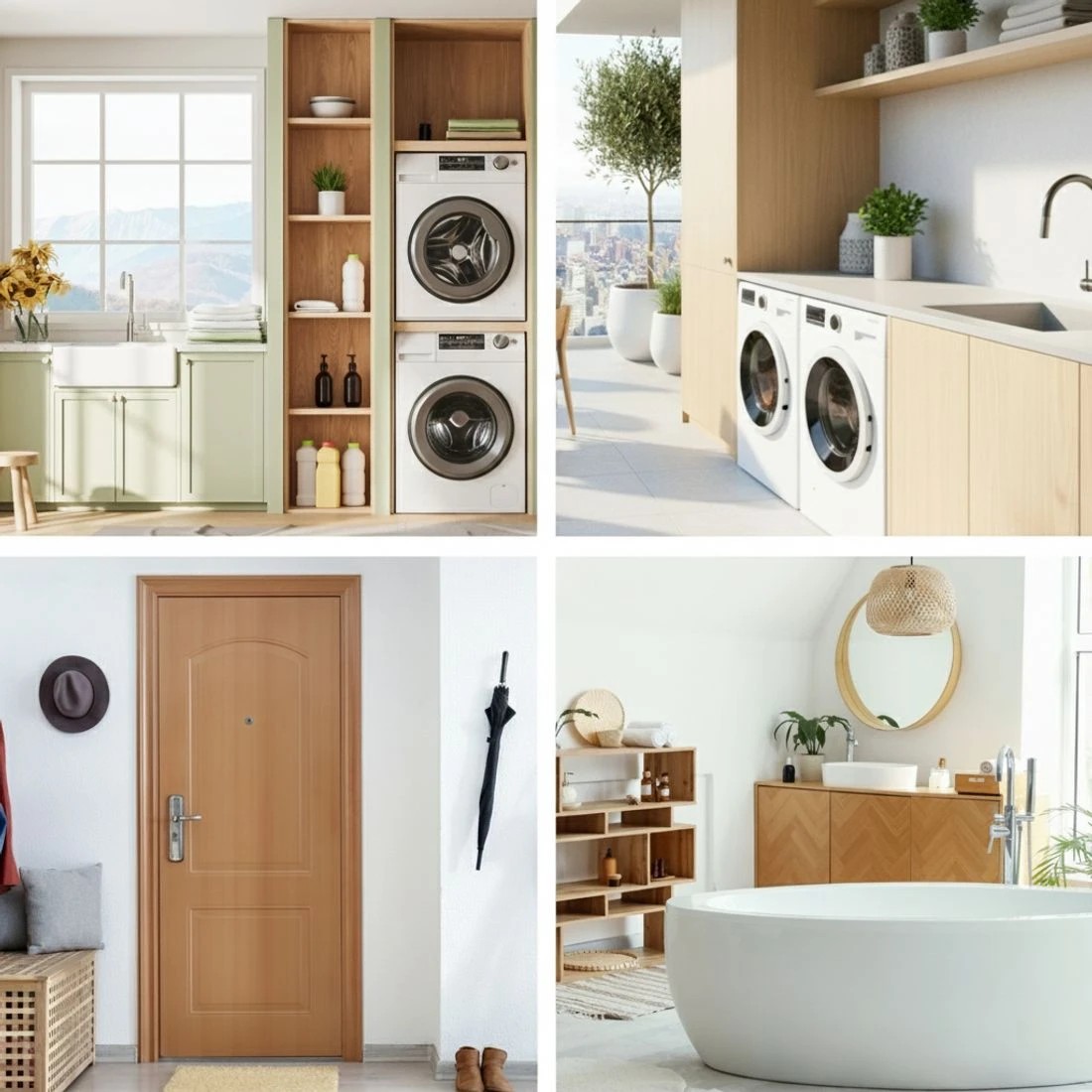 7 Artiss Clothes Rack Wall Mounted Airer Foldable - Multi, 7 of 7