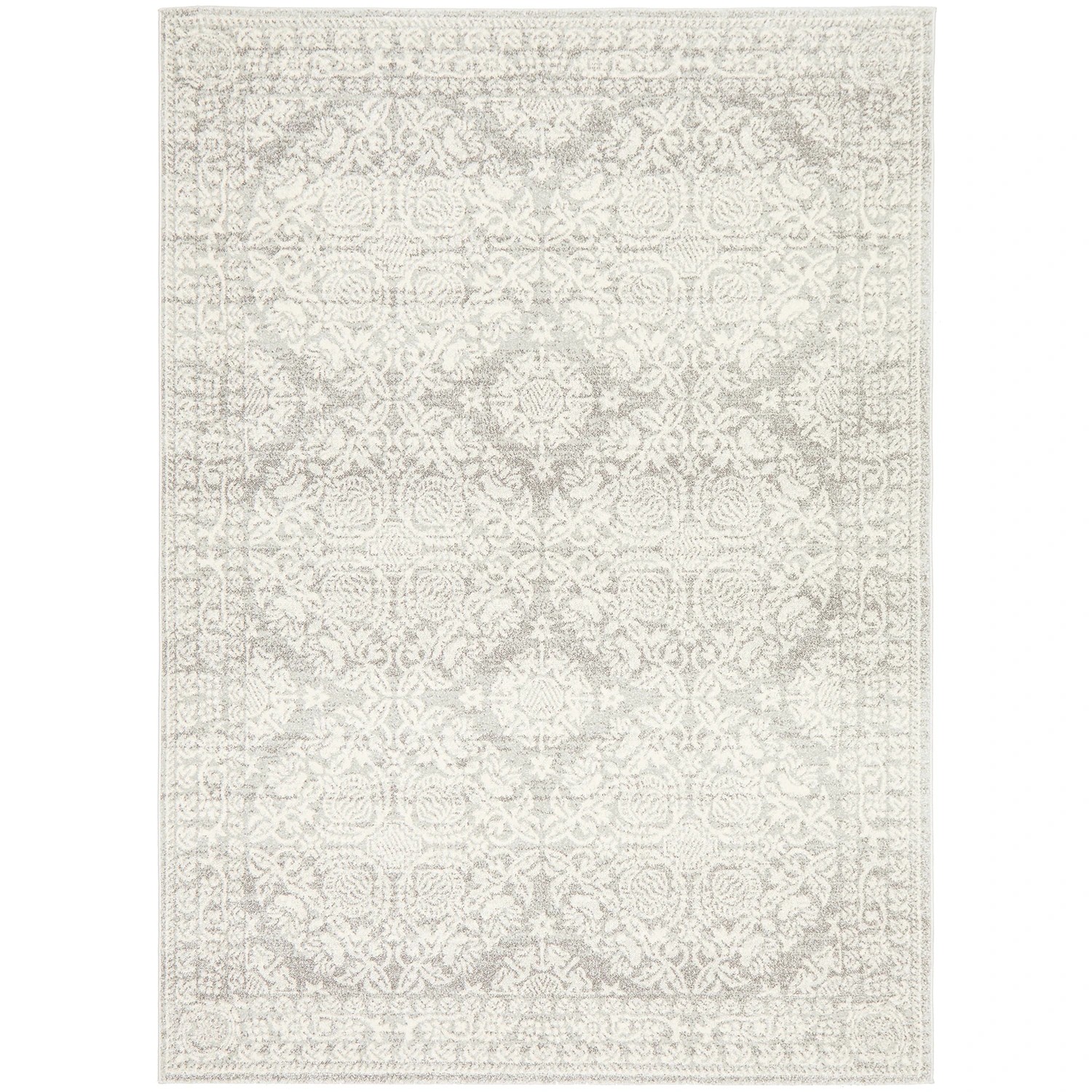 2 Common Ground Rugs Phantom 358 330x240cm - Extra Large Power Loomed Pet Friendly Floor Rug - Silver, 2 of 8