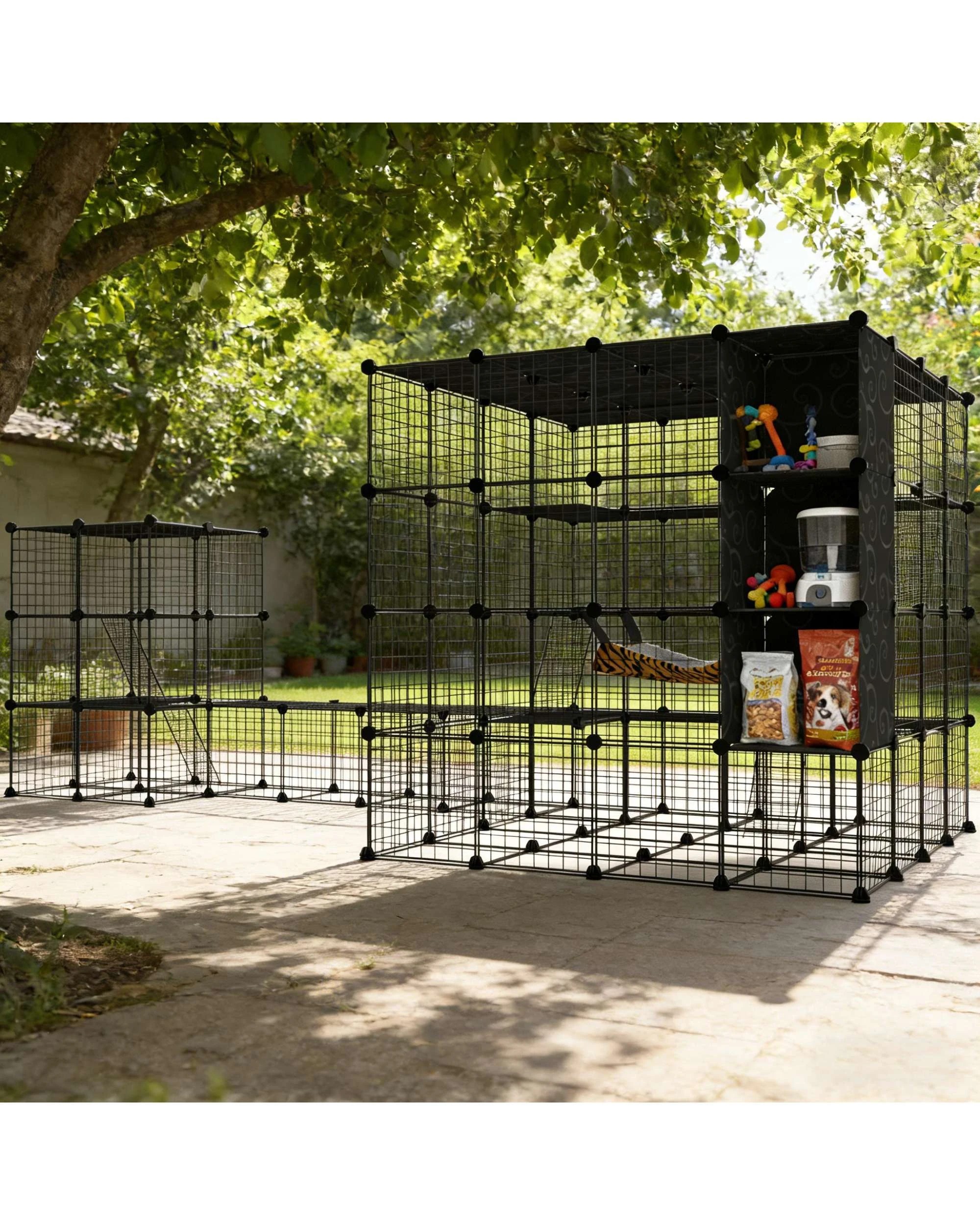 4 Advwin Cat Cage Enclosure Pet House 3 Tier+4 Tier, 4 of 8