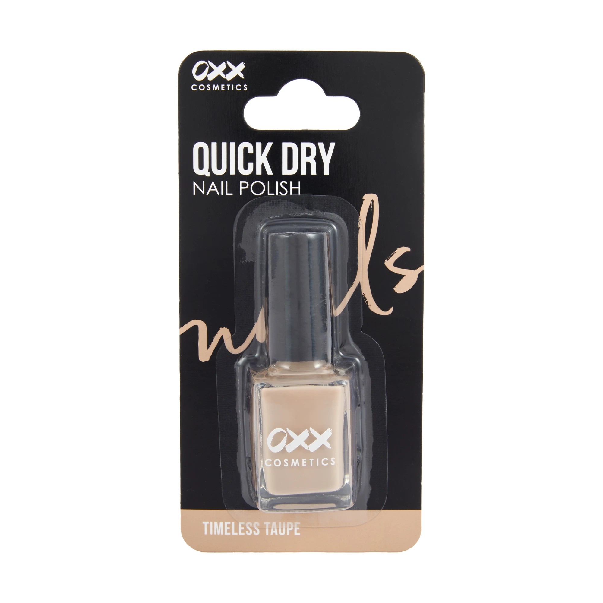 2 OXX Cosmetics Quick Dry Nail Polish - Timeless Taupe, 2 of 4