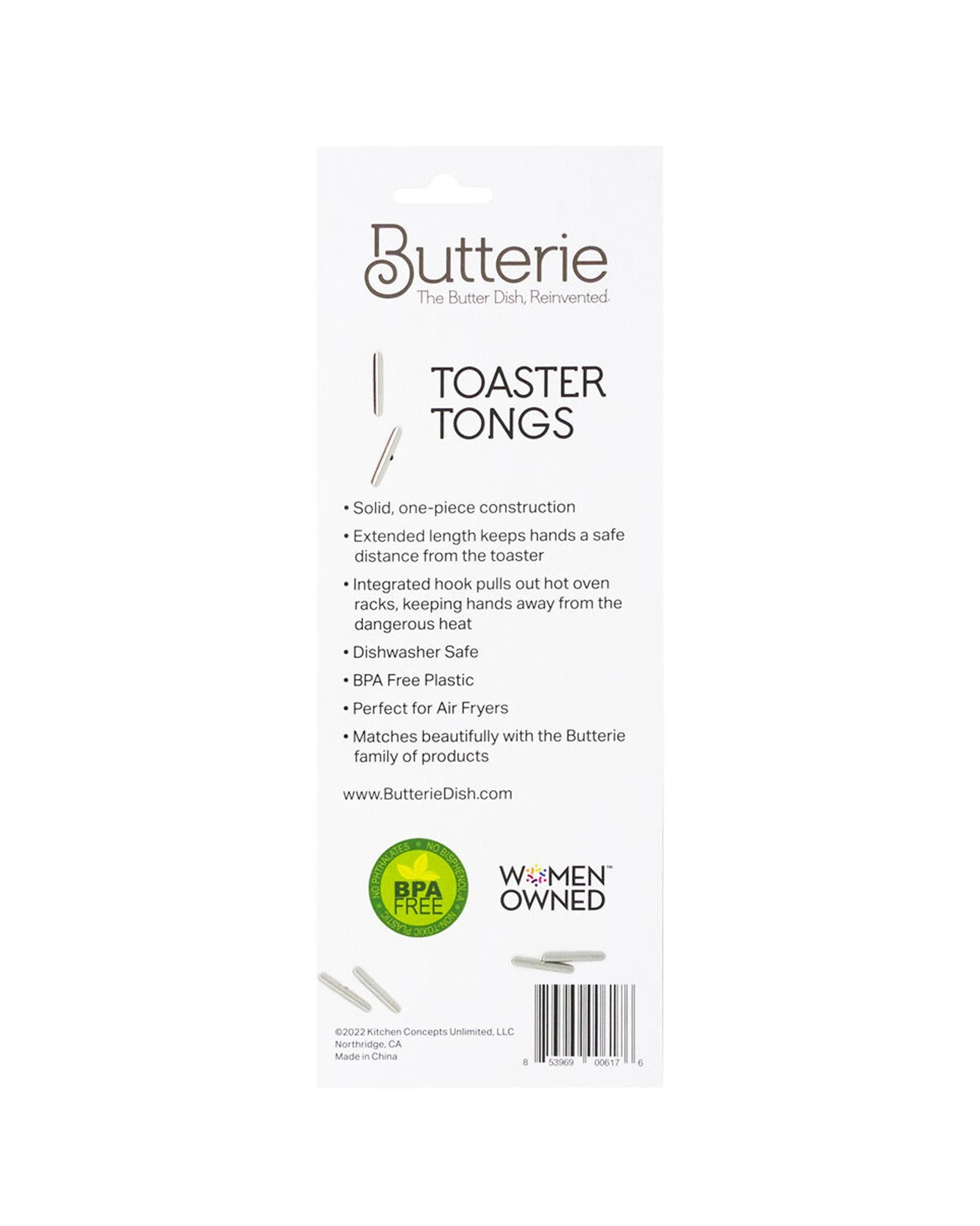5 Butterie Plastic Toaster Kitchen Tongs Cooking Utensil 24x8.7cm - Red, 5 of 5