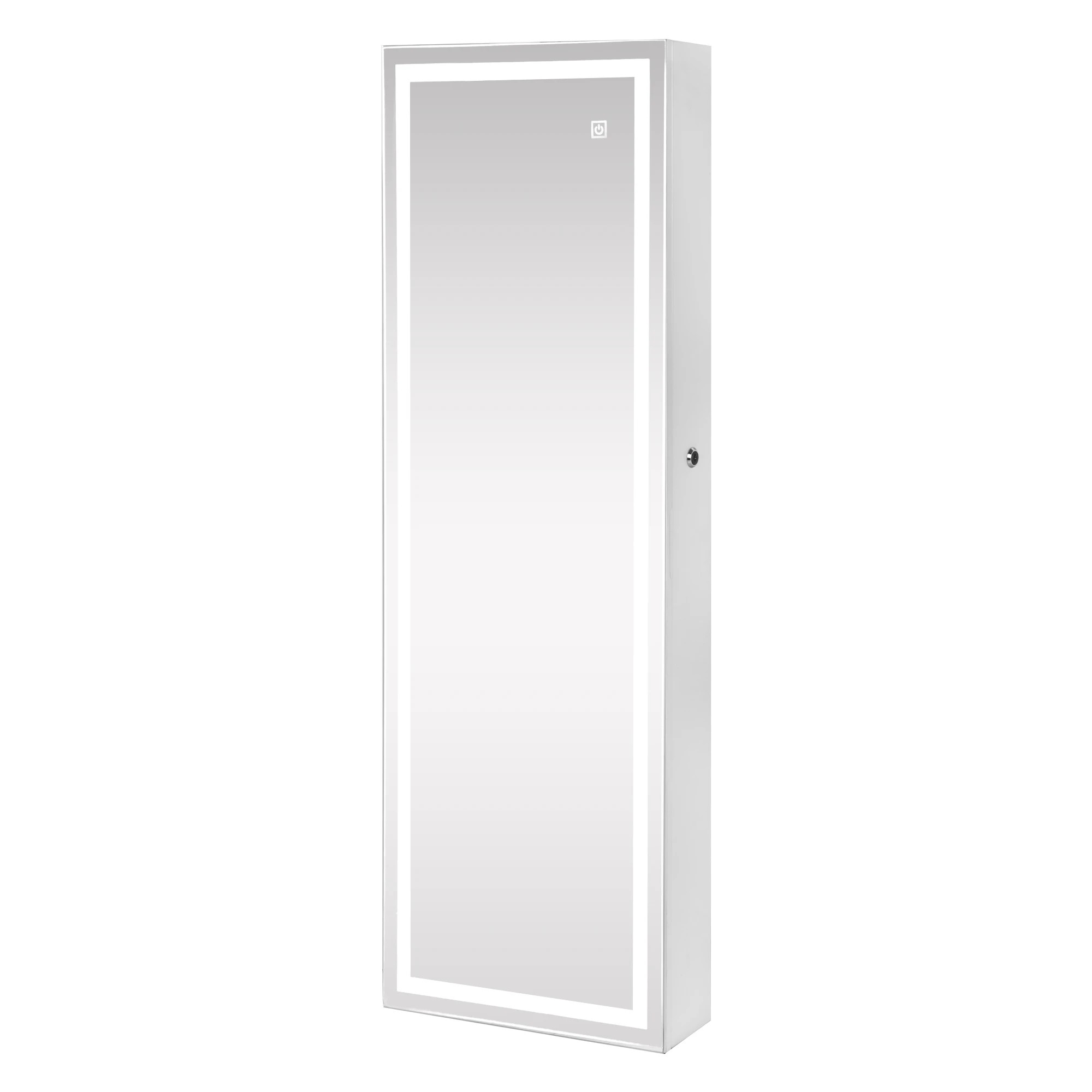 2 Levede Led Mirror Jewellery Cabinet, 2 of 5