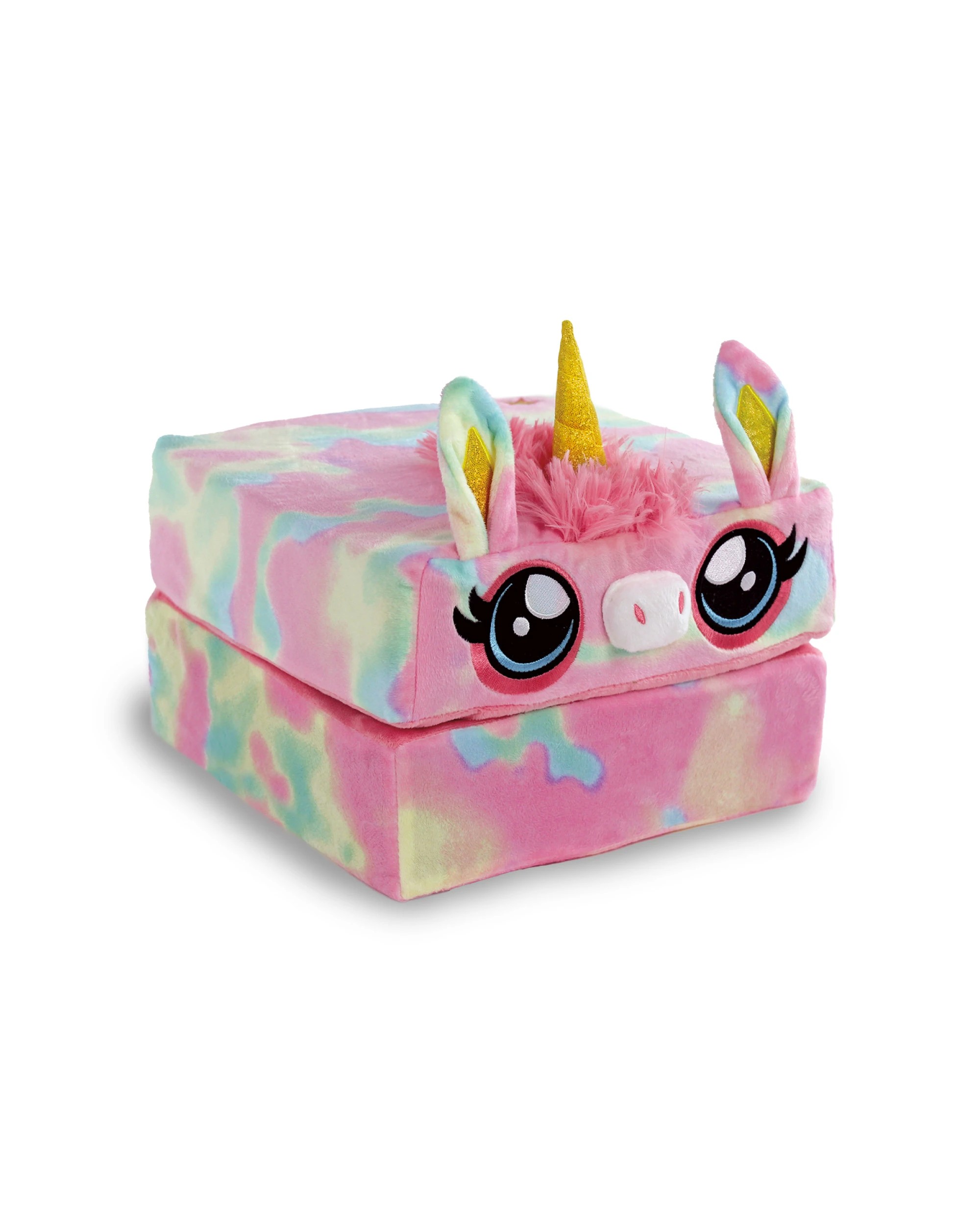 1 Global Shop Direct Pillow Cube Kids Unicorn Huggable Play Pal and Comfy Pillow In One, 1 of 7
