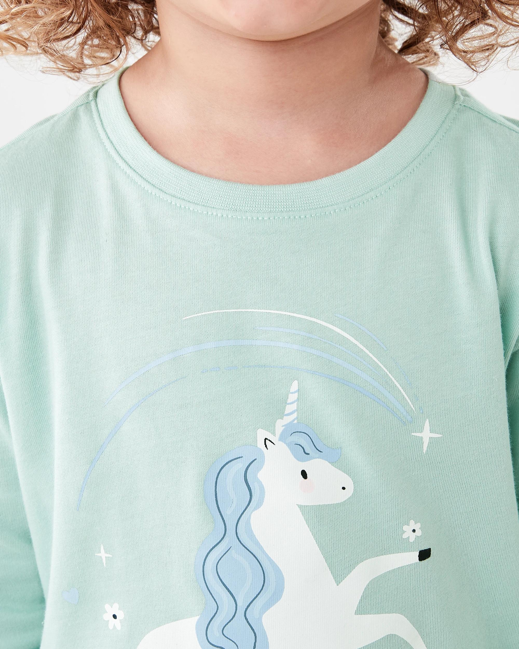 4 Print T-shirt Grn Unicrn, 4 of 7