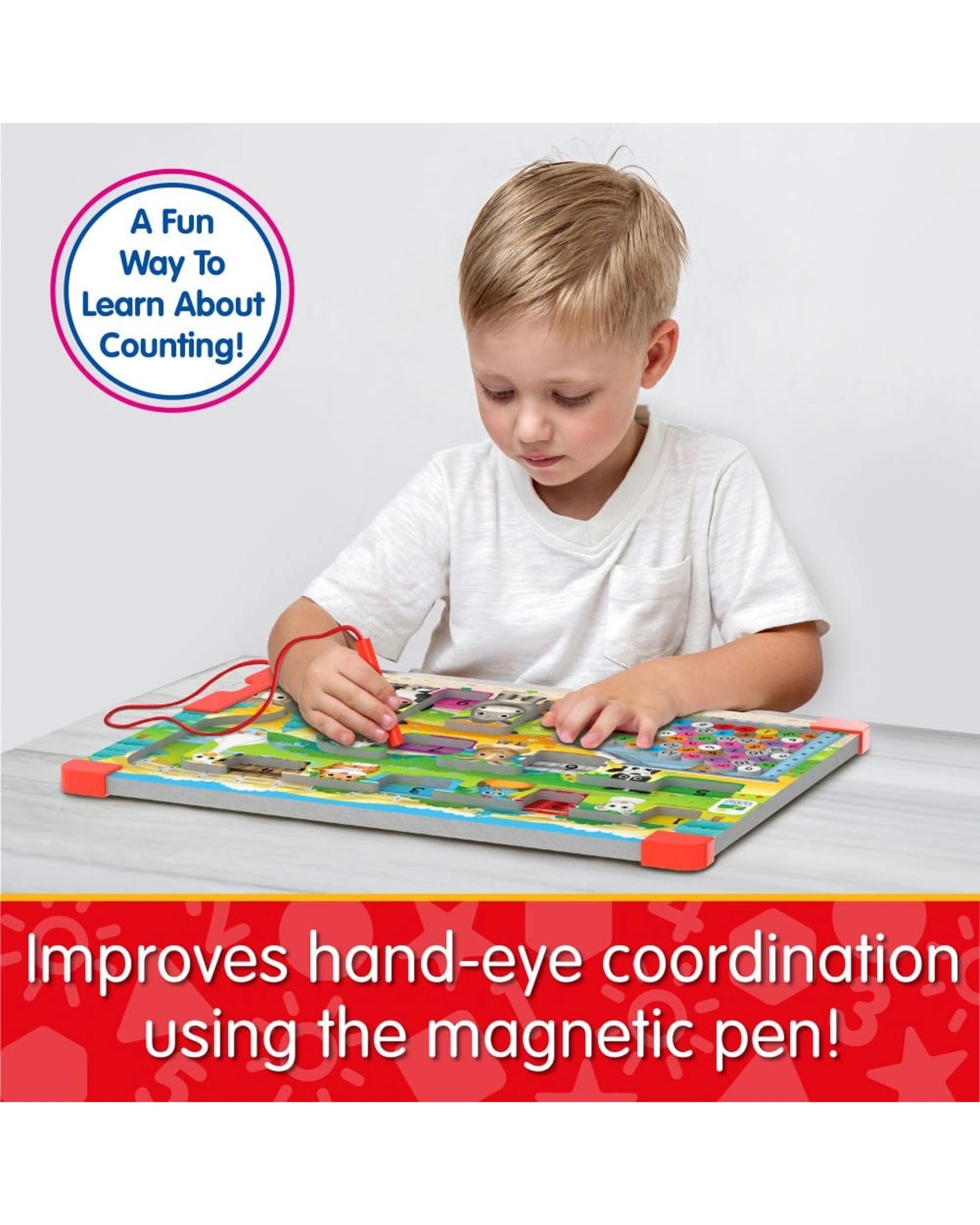 5 Sort and Learn Magnetic Puzzle Counting, 5 of 5