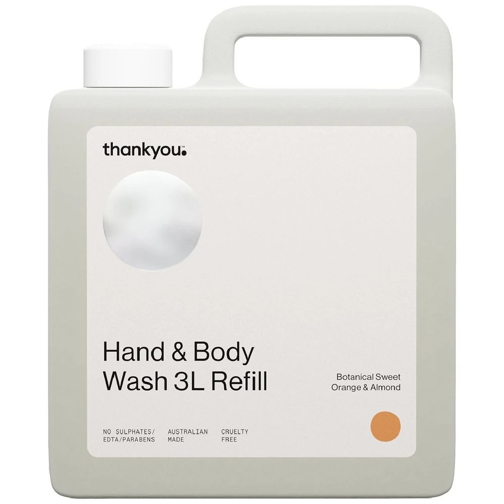 1 Thankyou Hand & Body Wash Sweet Orange & Almond Refill 3L, 1 of 3