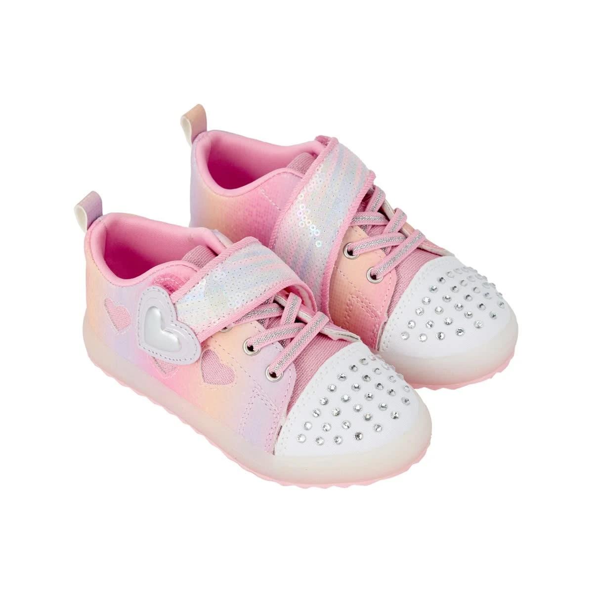 1 Junior Light Up Shoes PASTEL OMBRE, 1 of 6