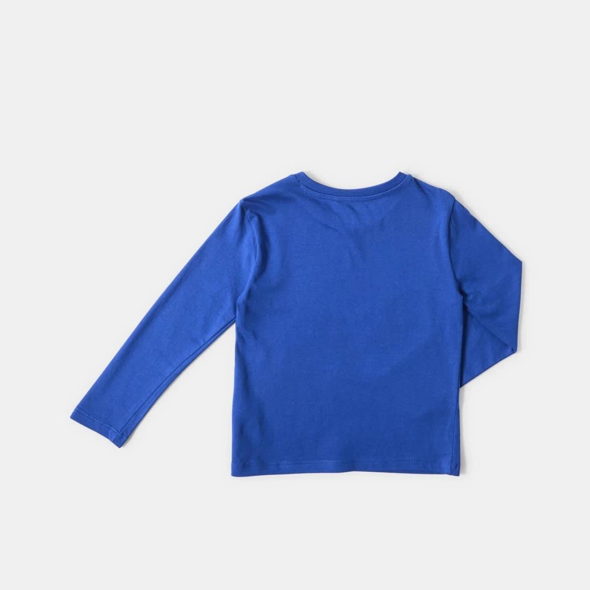 8 Long Sleeve Print T-shirt Blu Hlofun, 8 of 8