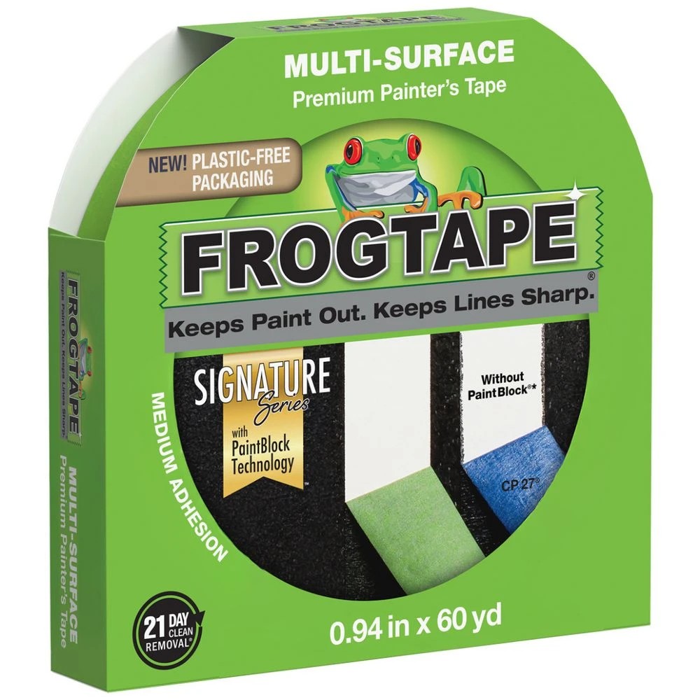 1 FrogTape Multi Surface Tape 24mmx55m Green, 1 of 9
