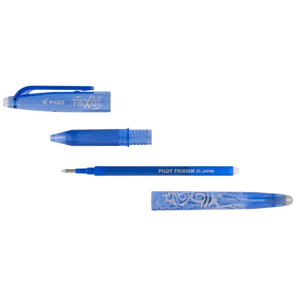 4 PILOT FriXion Ball Gel Pen 0.5mm Blue 4 Pack, 4 of 8