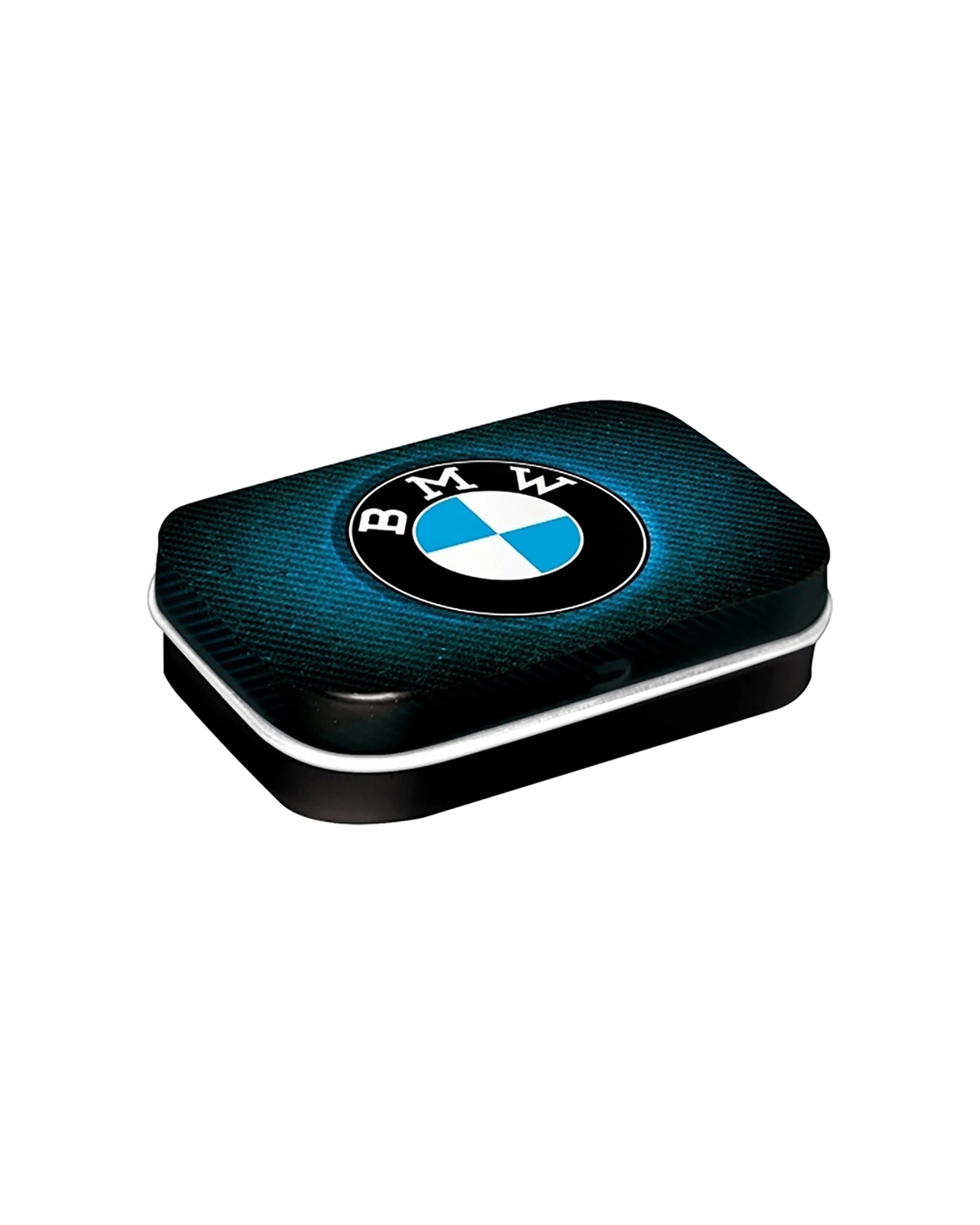 2 Nostalgic-Art 4PK Pocket Box with Mints - BMW Logo Blue Shine - Black, 2 of 2