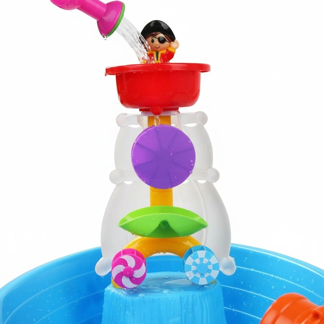 7 Keezi Kids Sandpit Pretend Play Set Sand Water Table Outdoor Beach Toy Children - Blue, 7 of 8