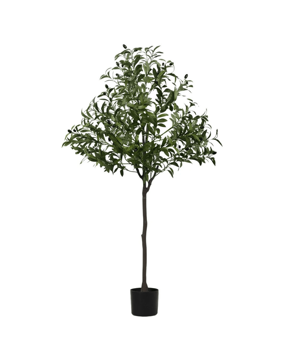 AUSWAY Artificial Olive Tree Imitation Plant Fake Green Faux Potted