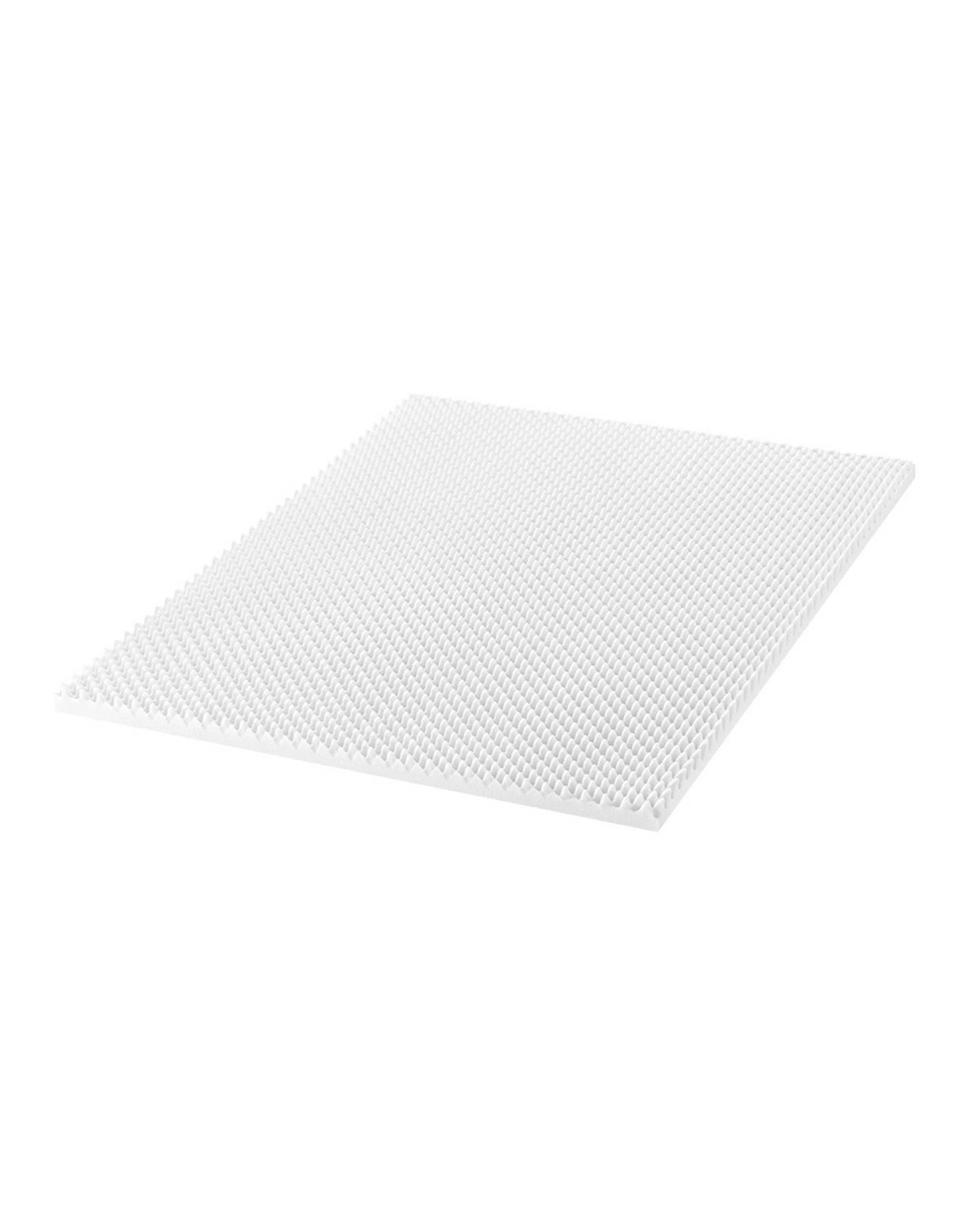 1 Giselle Bedding Memory Foam Mattress Topper Egg Crate 5cm Queen
 - White, 1 of 3