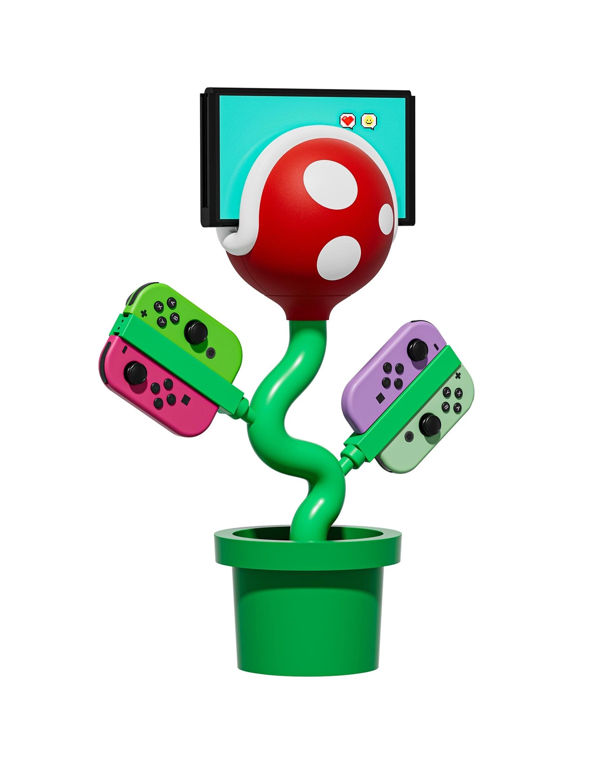 4 POWKONG Piranha Plant Dock for Switch and Switch OLED - Green, 4 of 5