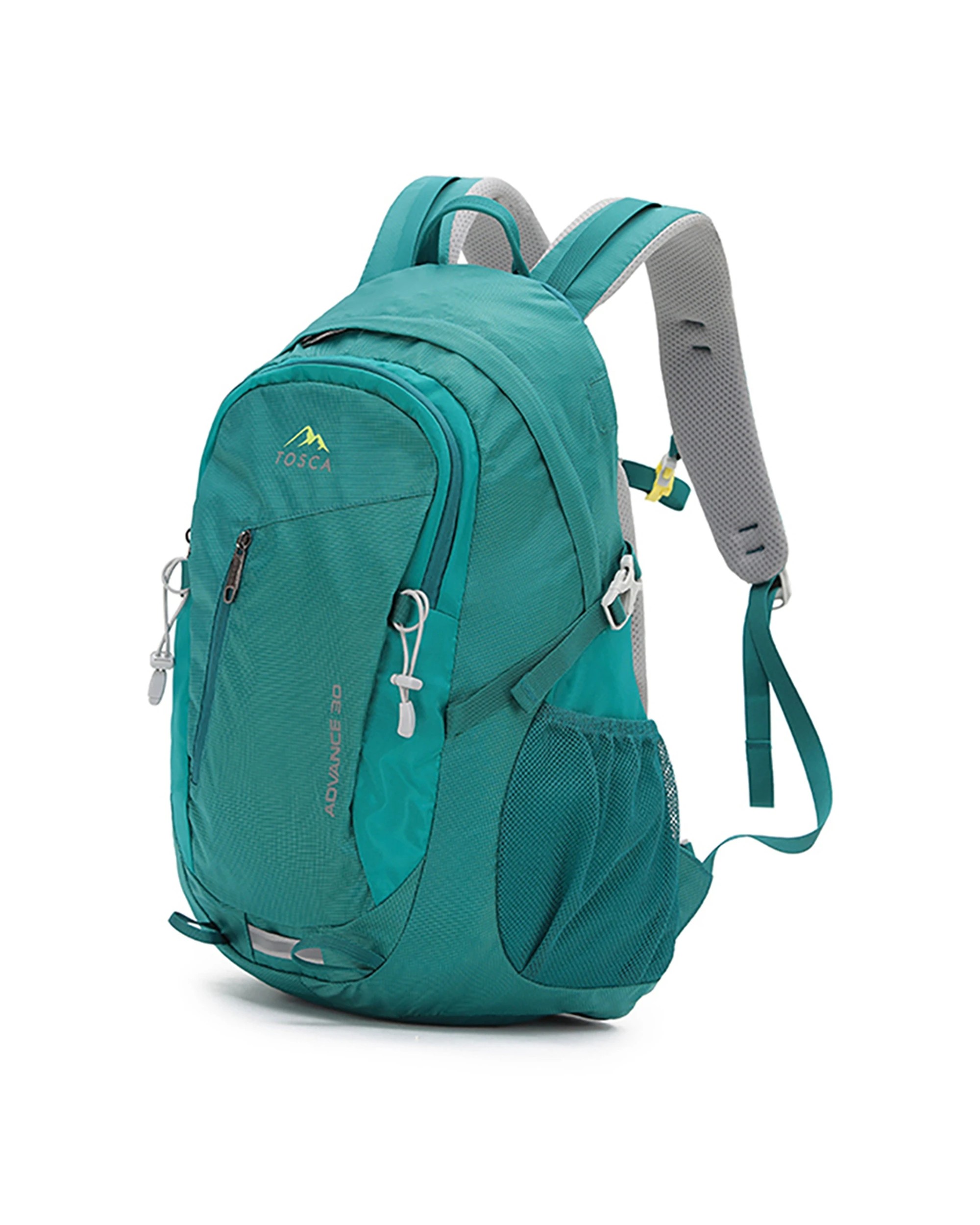 2 Tosca 30L Deluxe Travel Outdoor Backpack Bag Compartment Lightweight - Green, 2 of 3