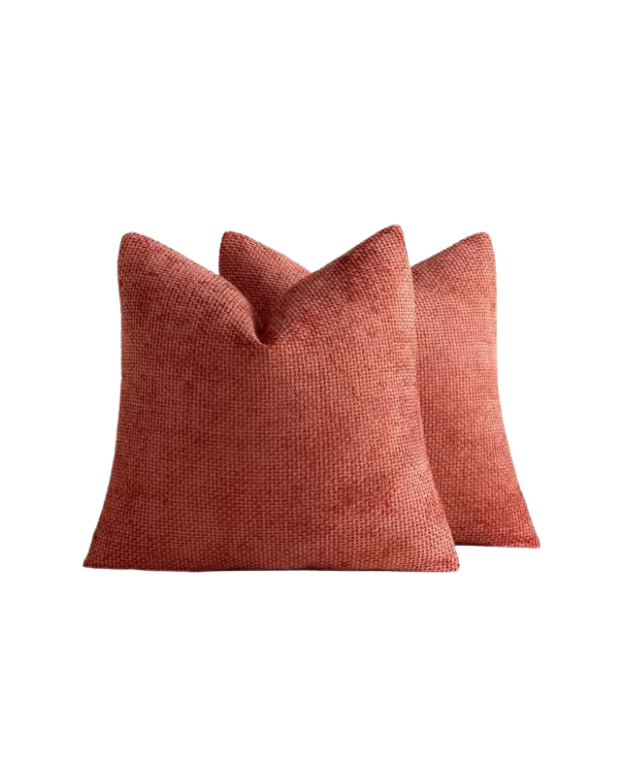 Gioia Casa 2-Pack Chenille Grid European Pillowcases 65cm x 65cm ...