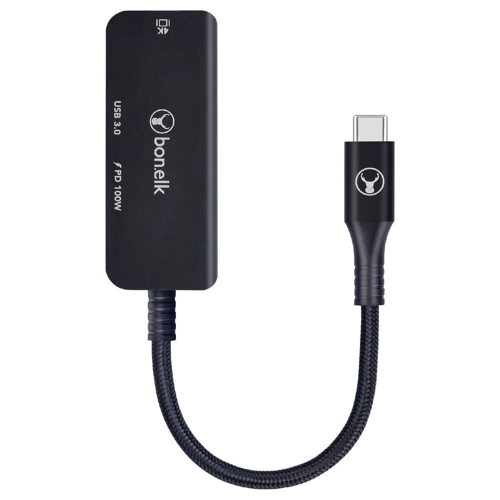 3 Bonelk USB-C 3-in-1 Multiport Hub Black, 3 of 6