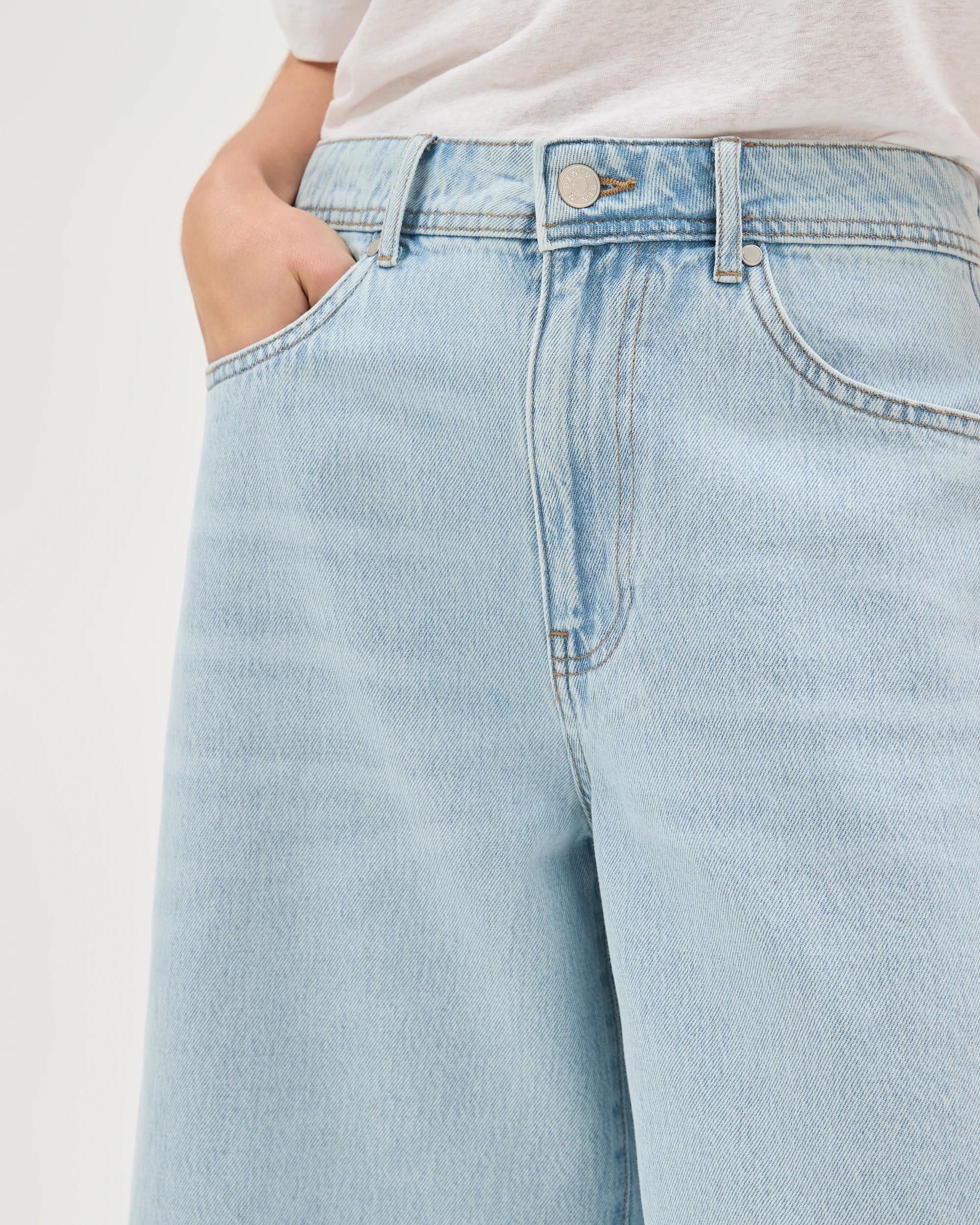 3 Target Denim AirLoom A-Line Bermuda Denim Shorts ICY FADE, 3 of 6