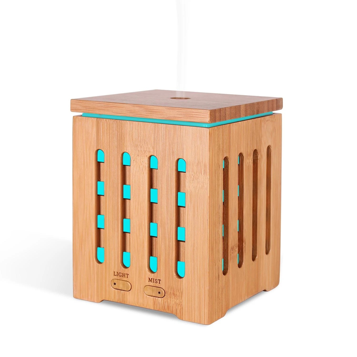 2 TODO 200Ml Humidifier Aromatherapy Diffuser Ultrasonic 7 Colour Led - Bamboo, 2 of 4