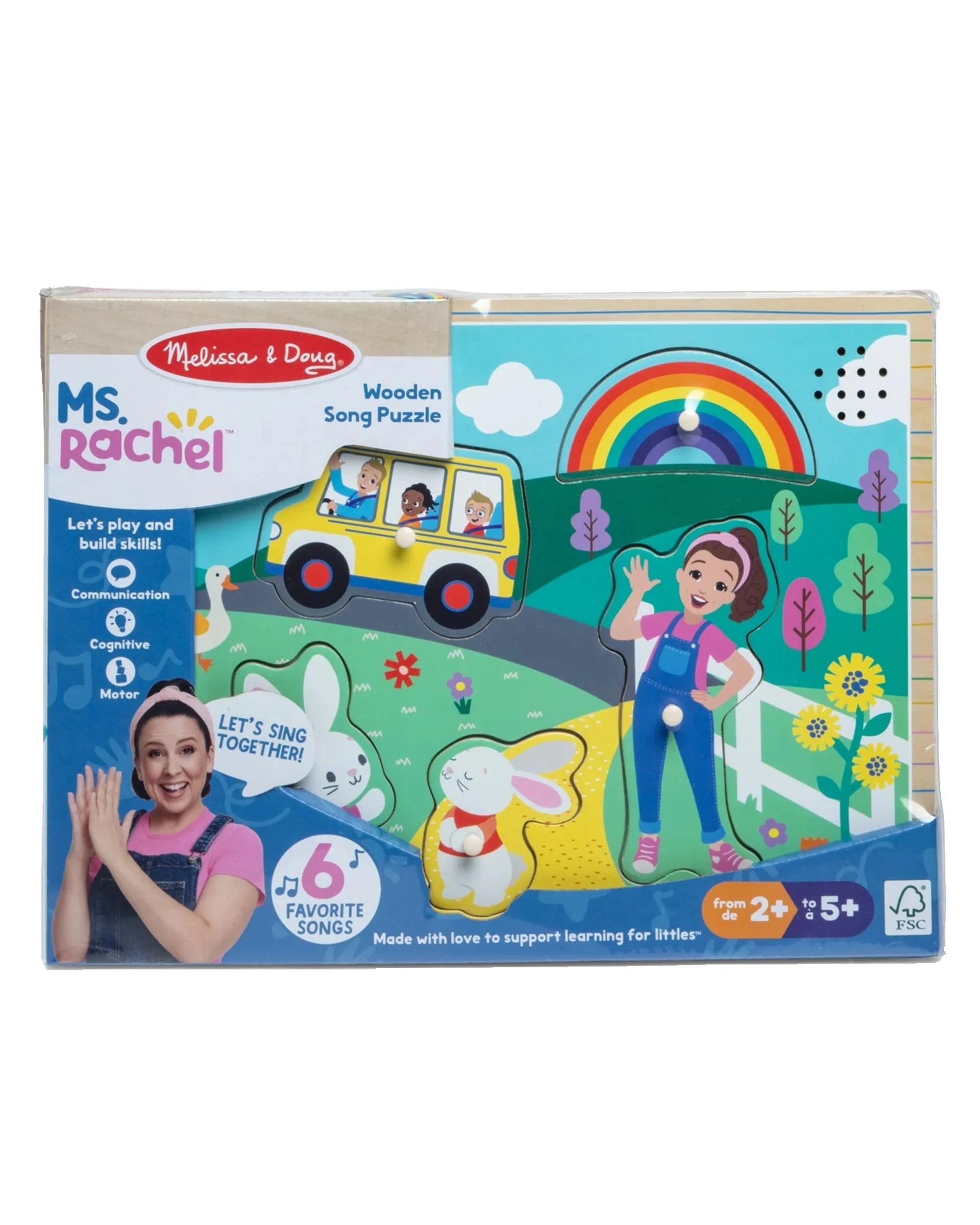 1 Melissa and Doug Ms Rachel Wooden Song Puzzle, 1 of 8