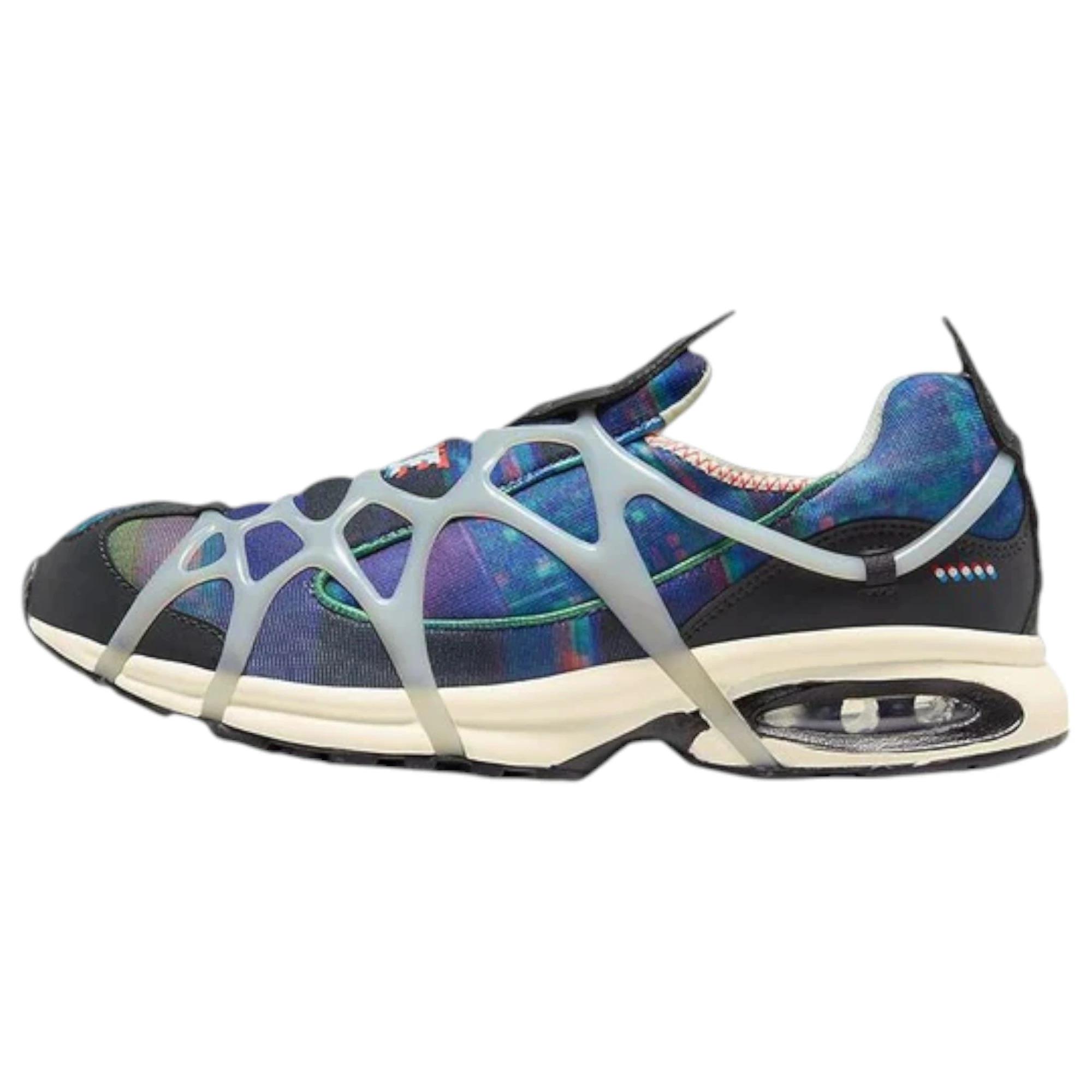 2 Nike Mens Air Kukini Game Pixel Black/ Blue Multicoloured Shoes PIXEL BLACK/ BLUE, 2 of 6